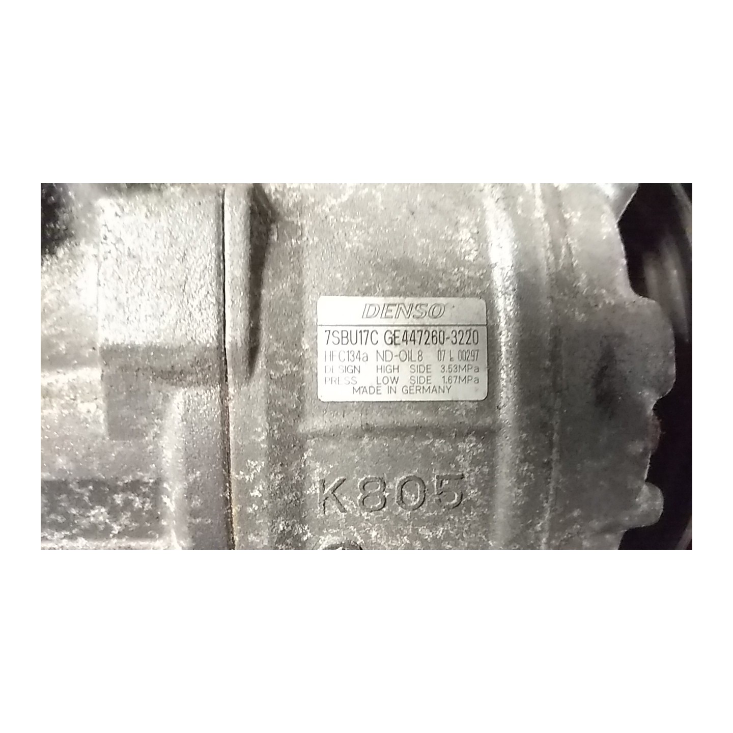 COMPRESSORE A/C 069 BMW SERIE 5 (E60/E61) (03/07-12/10 N53B30A 64509180549