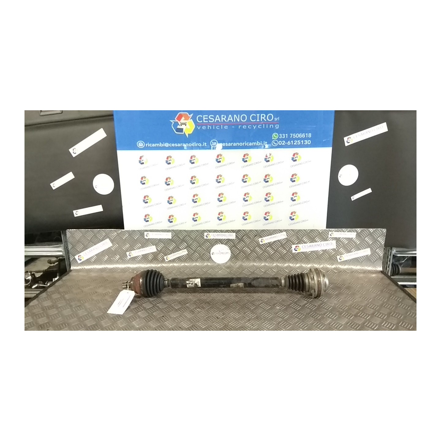 SEMIALBERO ANT. COMPL. ROTAZ. DX. 104 SEAT LEON (10/12-10/17) CKF 5Q0407762FX
