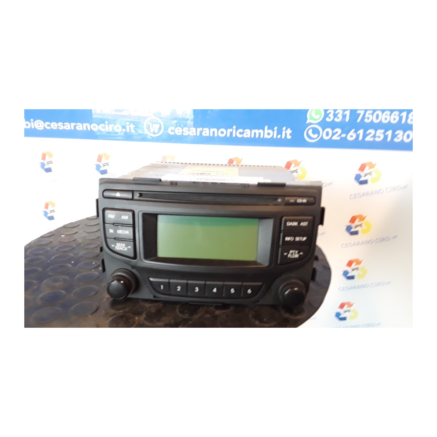 AUTORADIO 116 HYUNDAI IX20 (10/10-) D4FB 961601K0504X