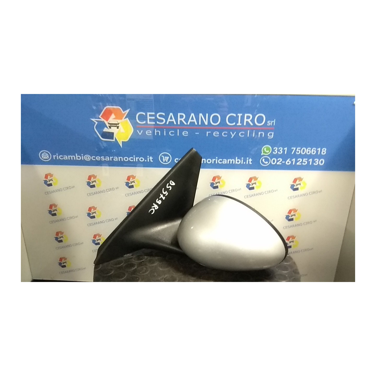 RETROVISORE EST. REGOLAZ. ELETTR. SX. 119 ALFA ROMEO 147 (W8) (10/04-07/11) AR37203 156079413