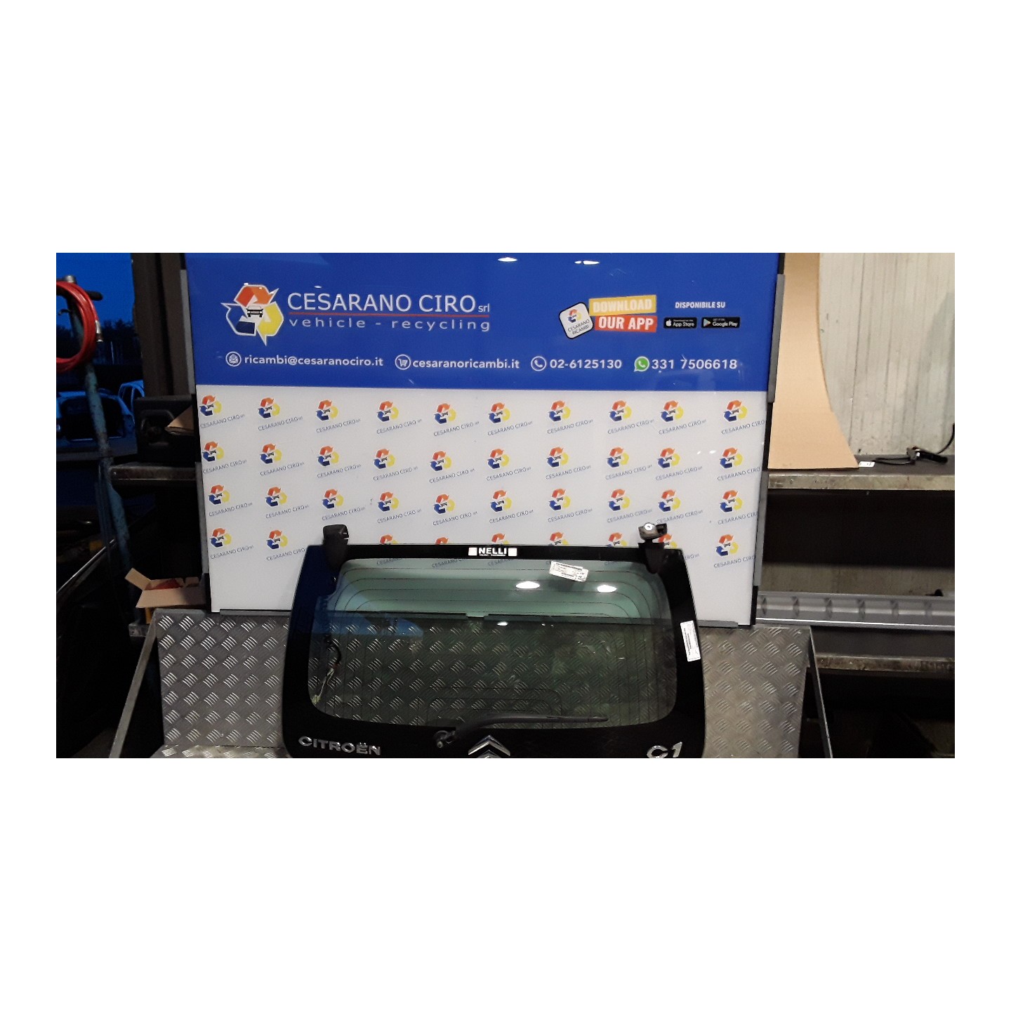 LUNOTTO TINTO E SOVRATINTO 305 CITROEN C1 (05/05-04/14) 1KR 1607984380