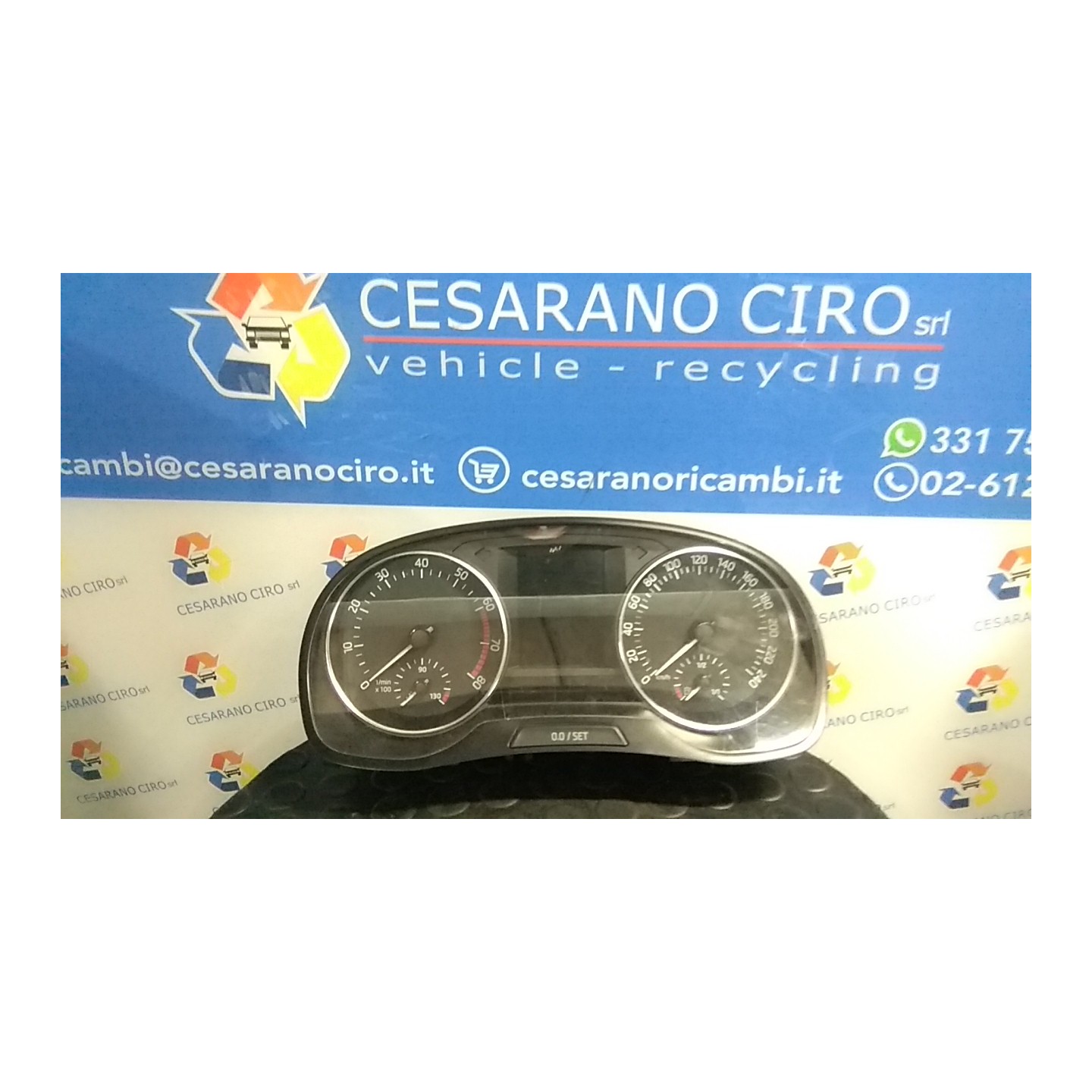 QUADRO STRUMENTI COMPL. P/DISPLAY MEDIUM 017 SKODA FABIA (NJ) (07/18-) CHYE 6V0920740D