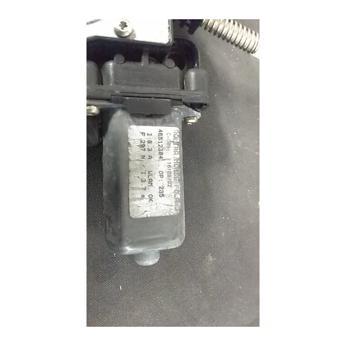 ALZACRISTALLO ELETTR. PORTA ANT. CON MOTORINO SX. 219 FIAT SEICENTO (1E) (02/98-07/05) 187A1000 46512304