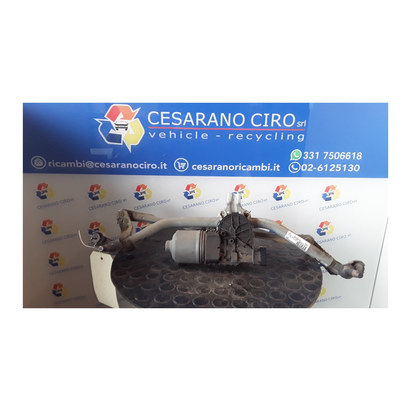 MECCANISMO TERGIPARABREZZA CON MOTORINO 027 PEUGEOT 208 (01/12-11/15) HM01 9673222580