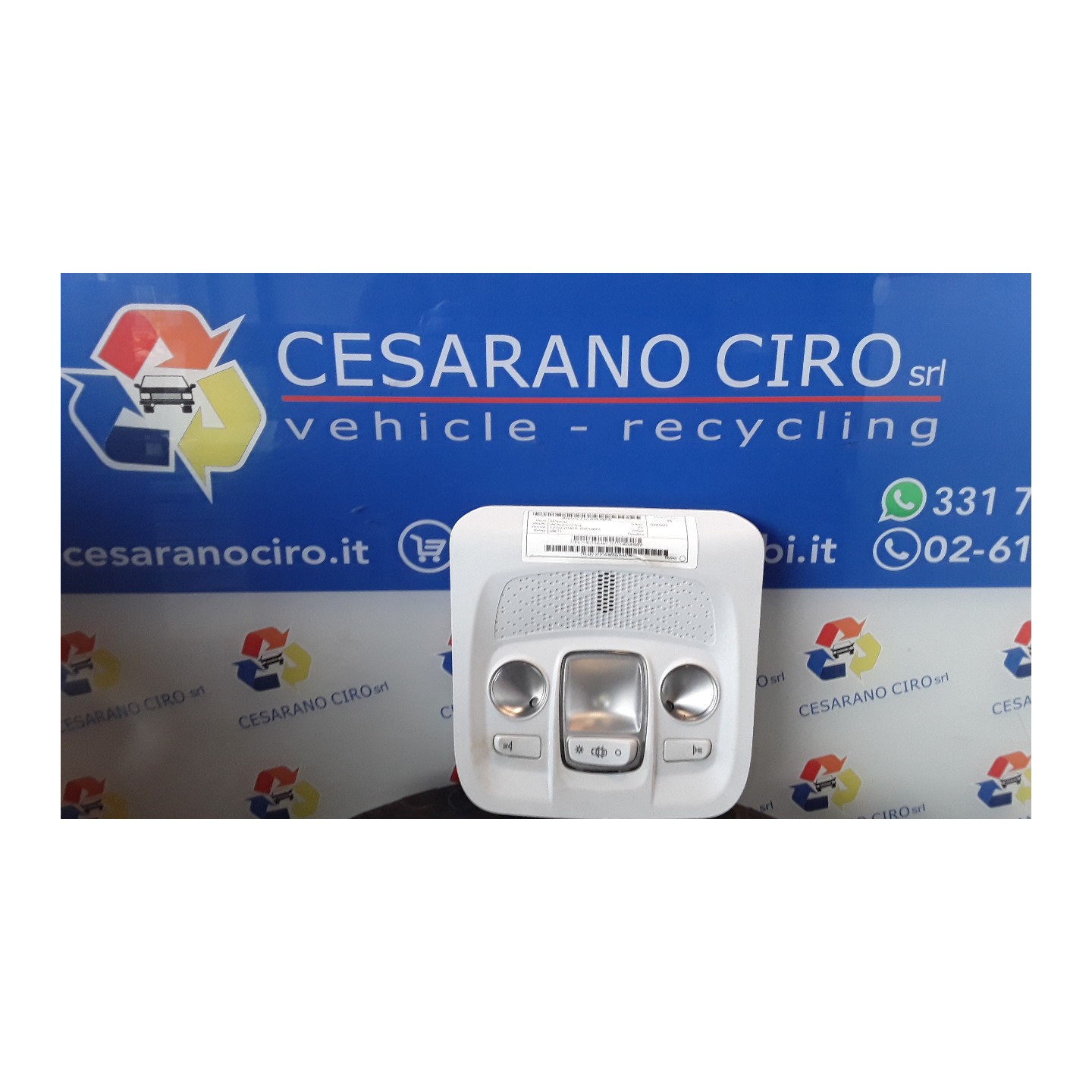 LUCE CORTESIA ANT. TETTO 030 PEUGEOT 208 (01/12-11/15) HM01 96754056PR