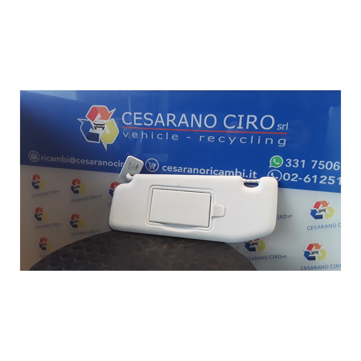ALETTA PARASOLE PARABREZZA OCCULTABILE SX. 032 PEUGEOT 208 (01/12-11/15) HM01 16125932PR