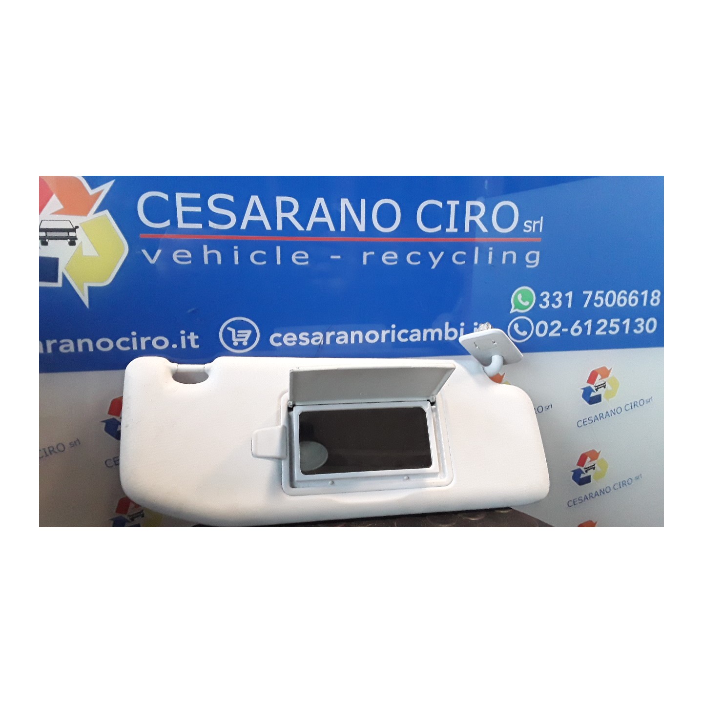 ALETTA PARASOLE PARABREZZA OCCULTABILE DX. 033 PEUGEOT 208 (01/12-11/15) HM01 16079193PR