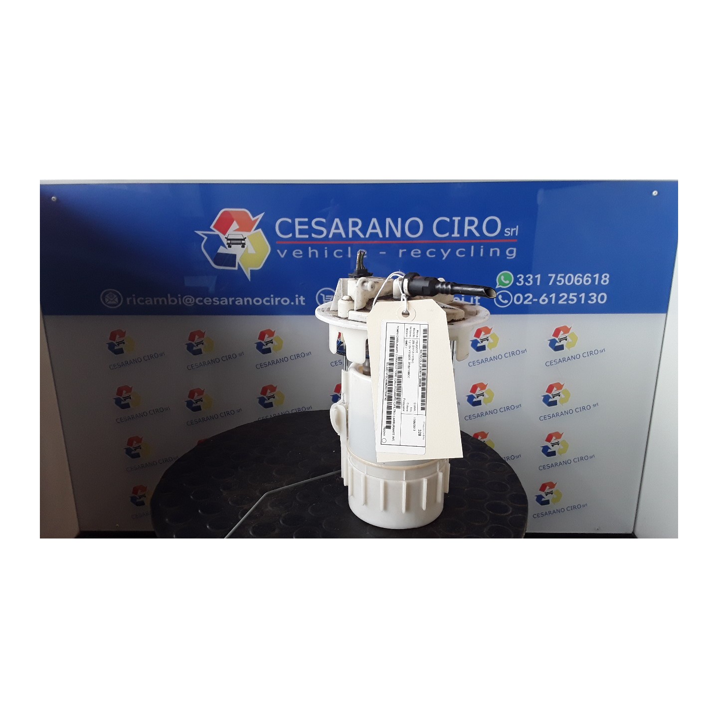 POMPA CARBURANTE C/TRASDUTTORE (GALLEGGIANTE) C/FILTRO CARBURANTE INT. 036 PEUGEOT 208 (01/12-11/15) HM01 9674466980