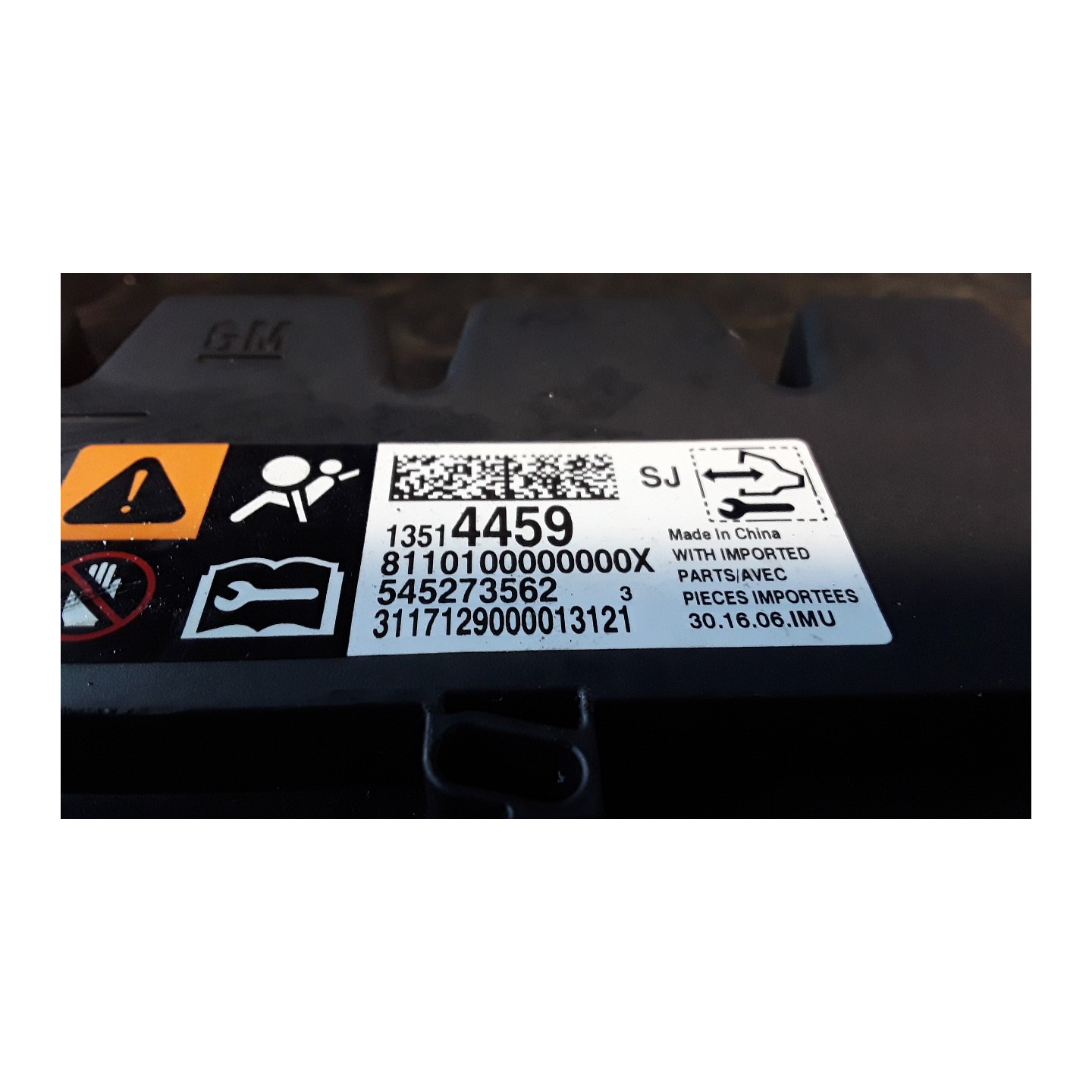 CENTRALINA COMANDO AIRBAG 064 OPEL KARL (04/15-05/19) B10XEOPTL5Q 13595565
