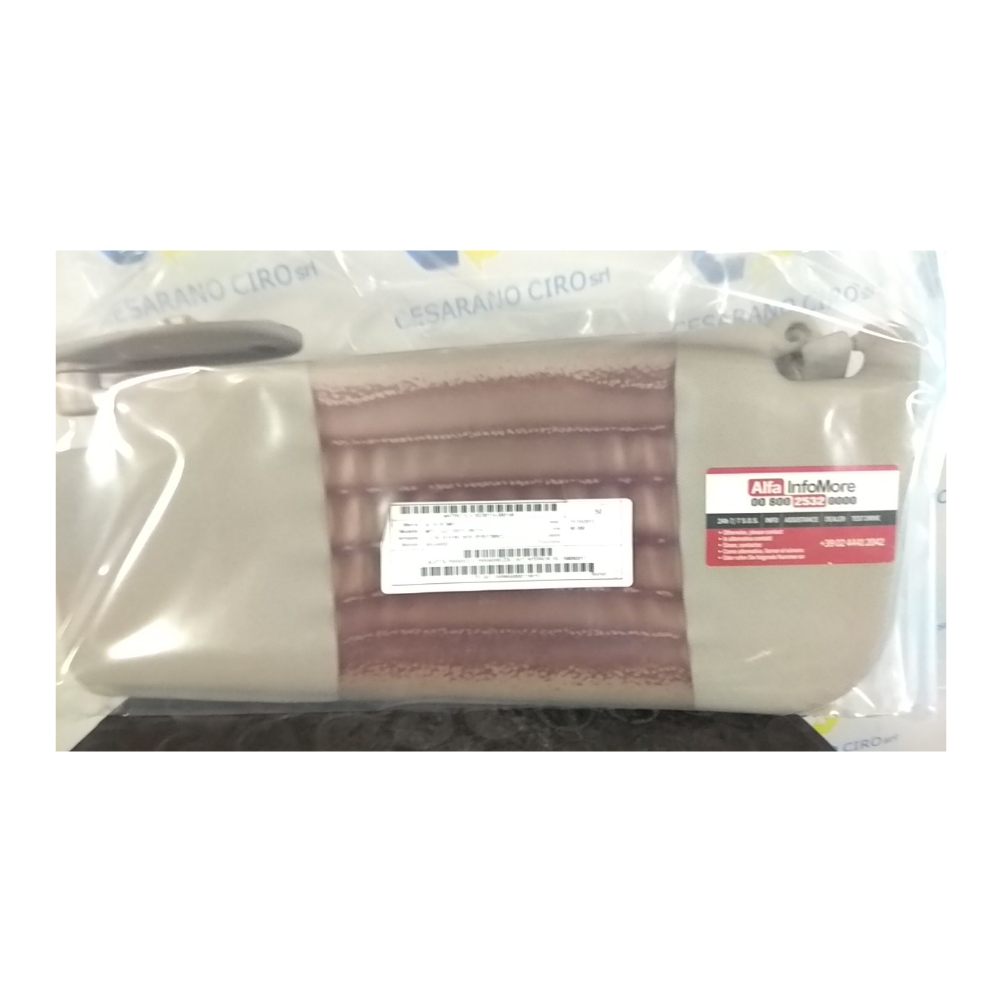 ALETTA PARASOLE PARABREZZA C/KIT INTERIOR SX. 145 ALFA ROMEO MITO (QZ) (03/11-05/13) 955A9000 156092017