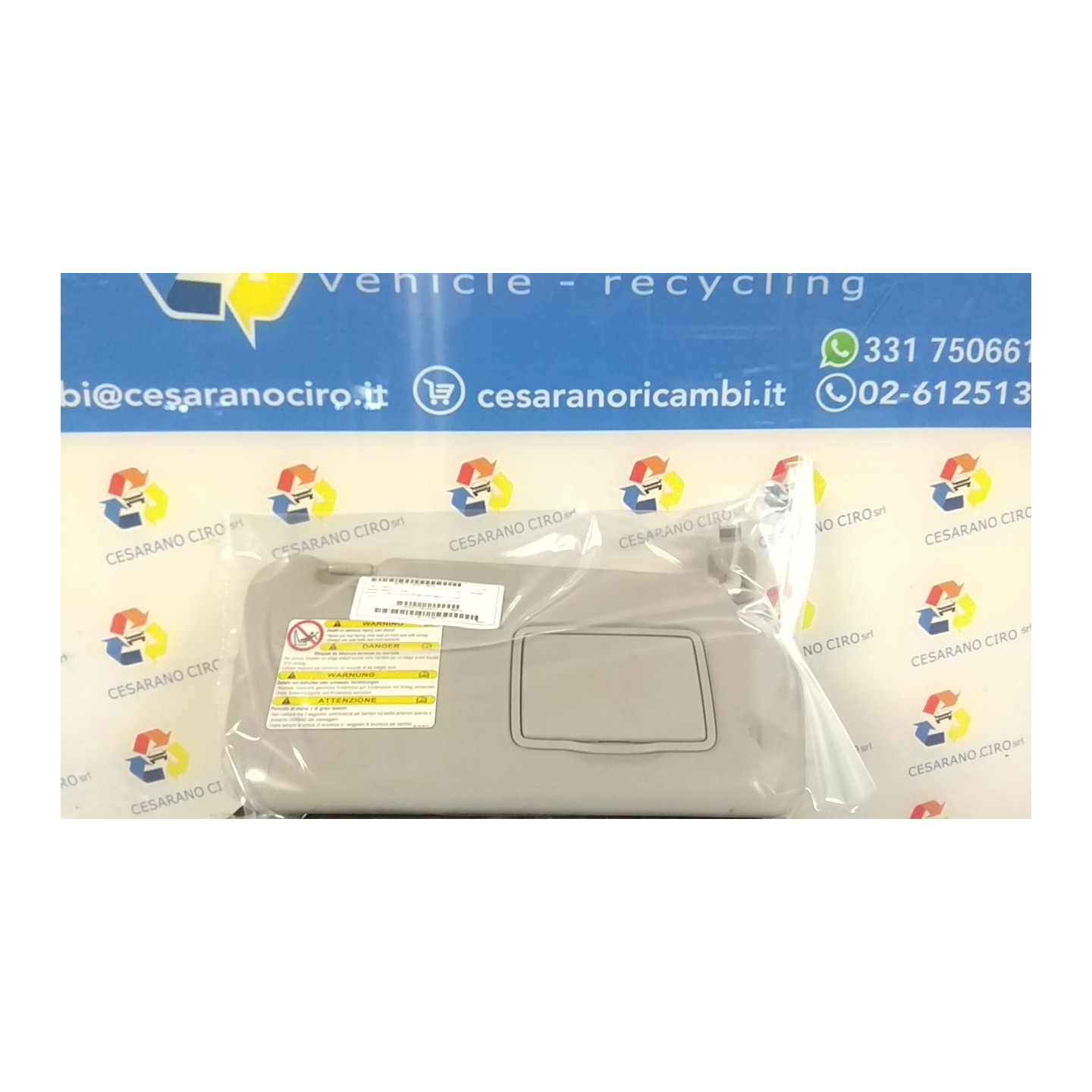 ALETTA PARASOLE PARABREZZA DX. 154 MAZDA MAZDA 5 1A SERIE (07/05-10/10 RF CC296927077