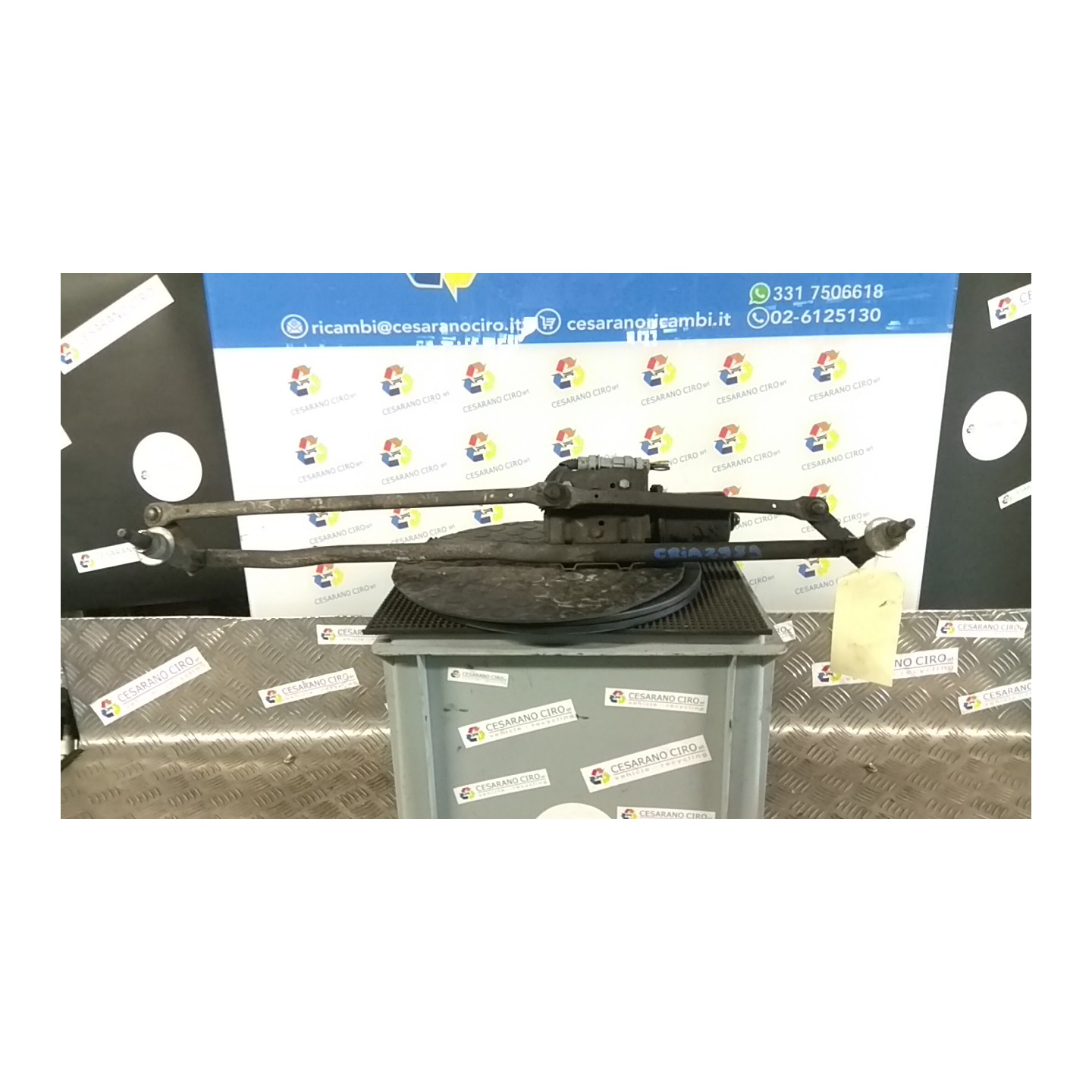 MECCANISMO TERGIPARABREZZA 273 OPEL MOVANO (X70) (10/06-06/10) G9UA6 9121051