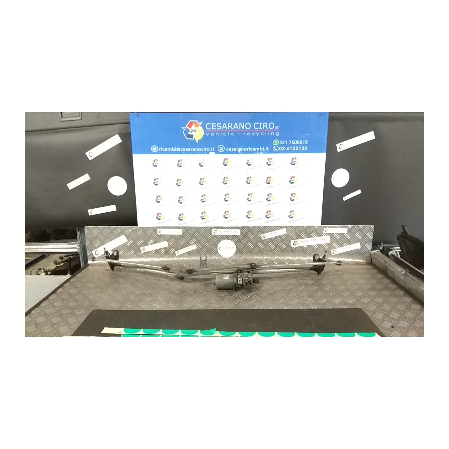 MECCANISMO TERGIPARABREZZA CON MOTORINO 298 SMART FORTWO (A/C451) (01/07-12/11) 660950 A4518200040