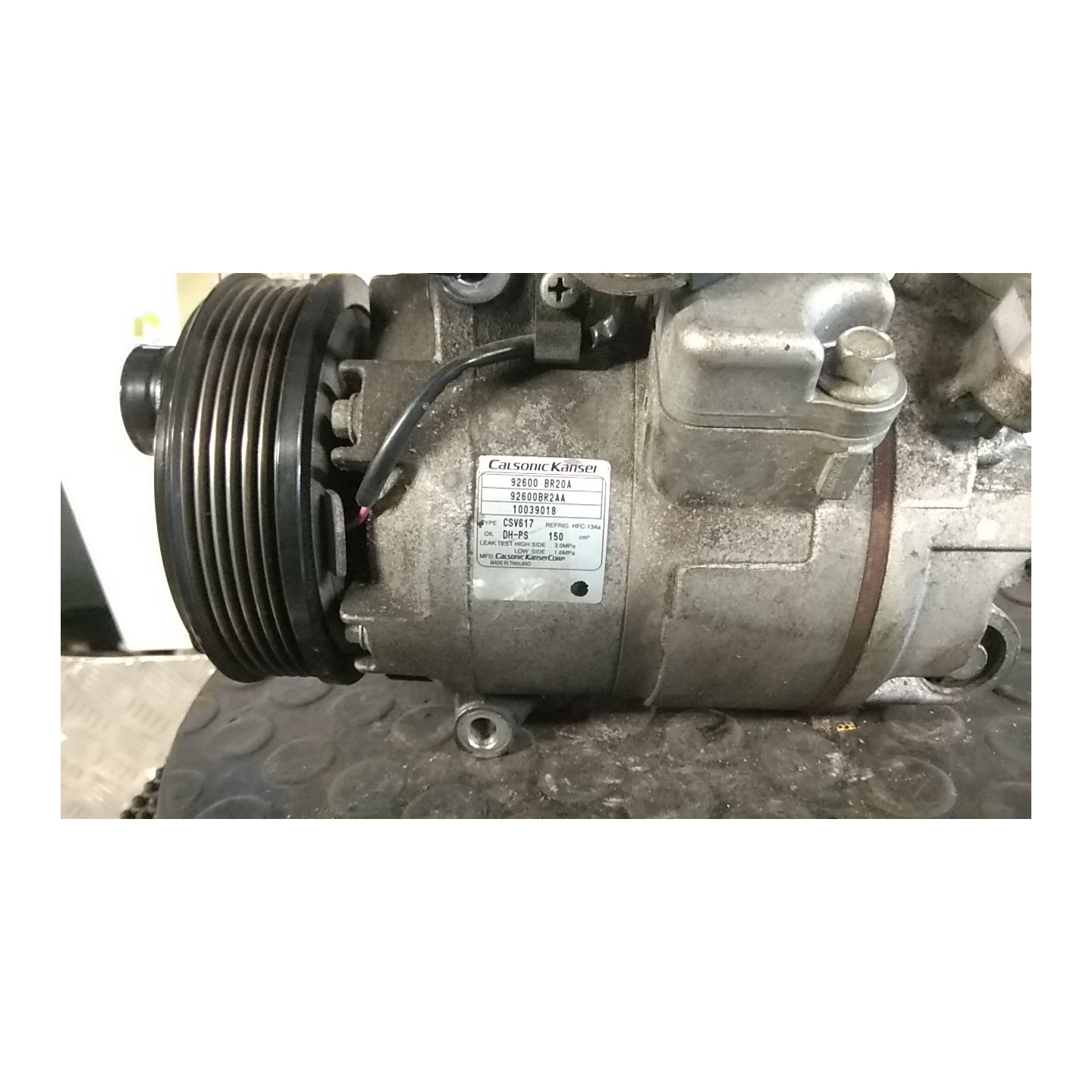 COMPRESSORE A/C 002 NISSAN QASHQAI (J10E/JJ10E) (09/10-) MR20 92600BR20A