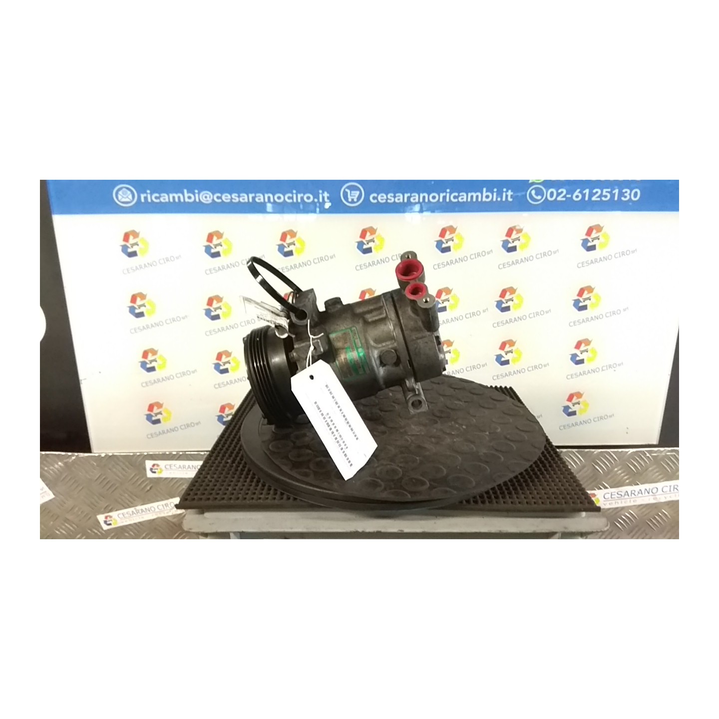 COMPRESSORE A/C ROTAZIONE 050 RENAULT CLIO 2A SERIE (05/01-11/10) D7FG7 7711134670