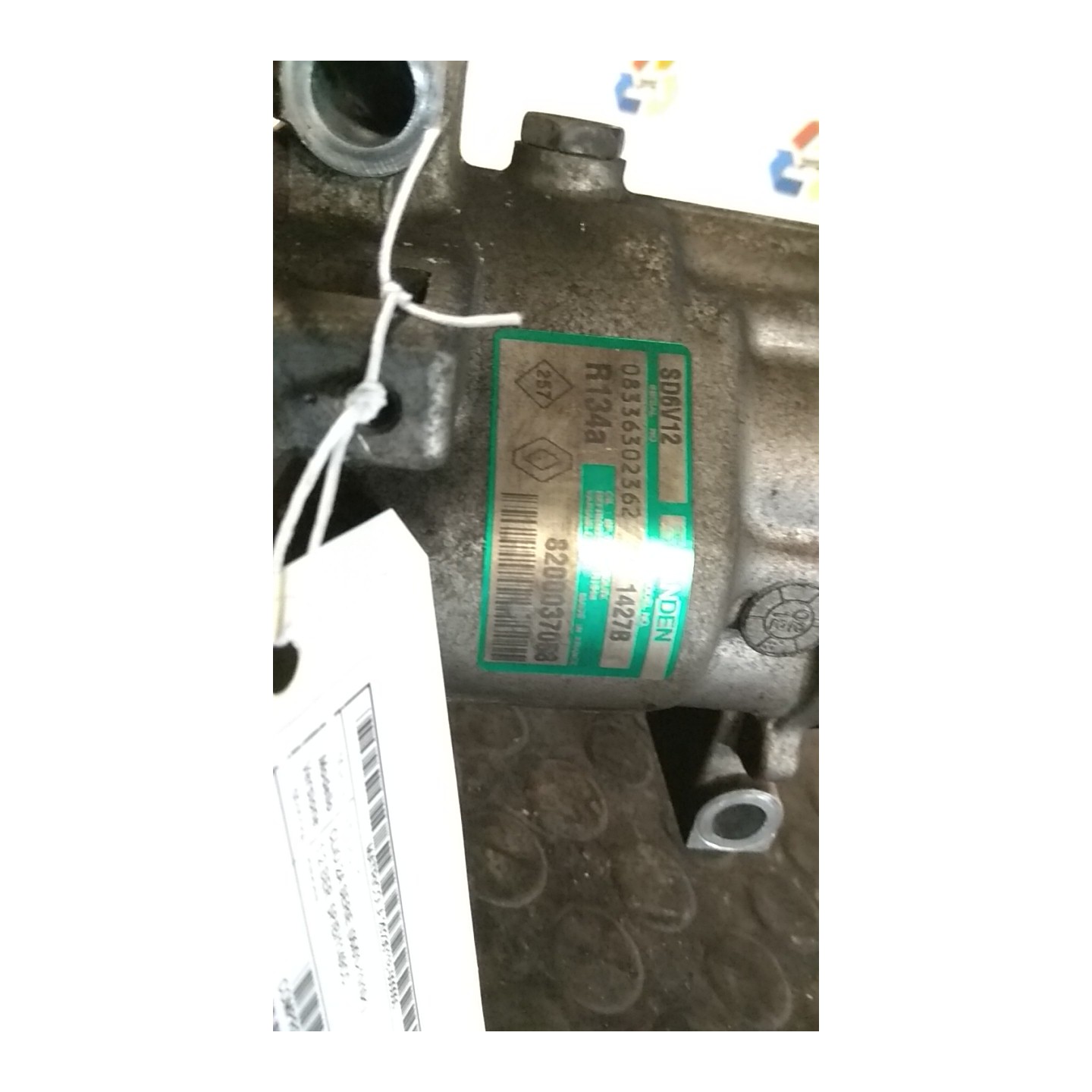 COMPRESSORE A/C ROTAZIONE 050 RENAULT CLIO 2A SERIE (05/01-11/10) D7FG7 7711134670
