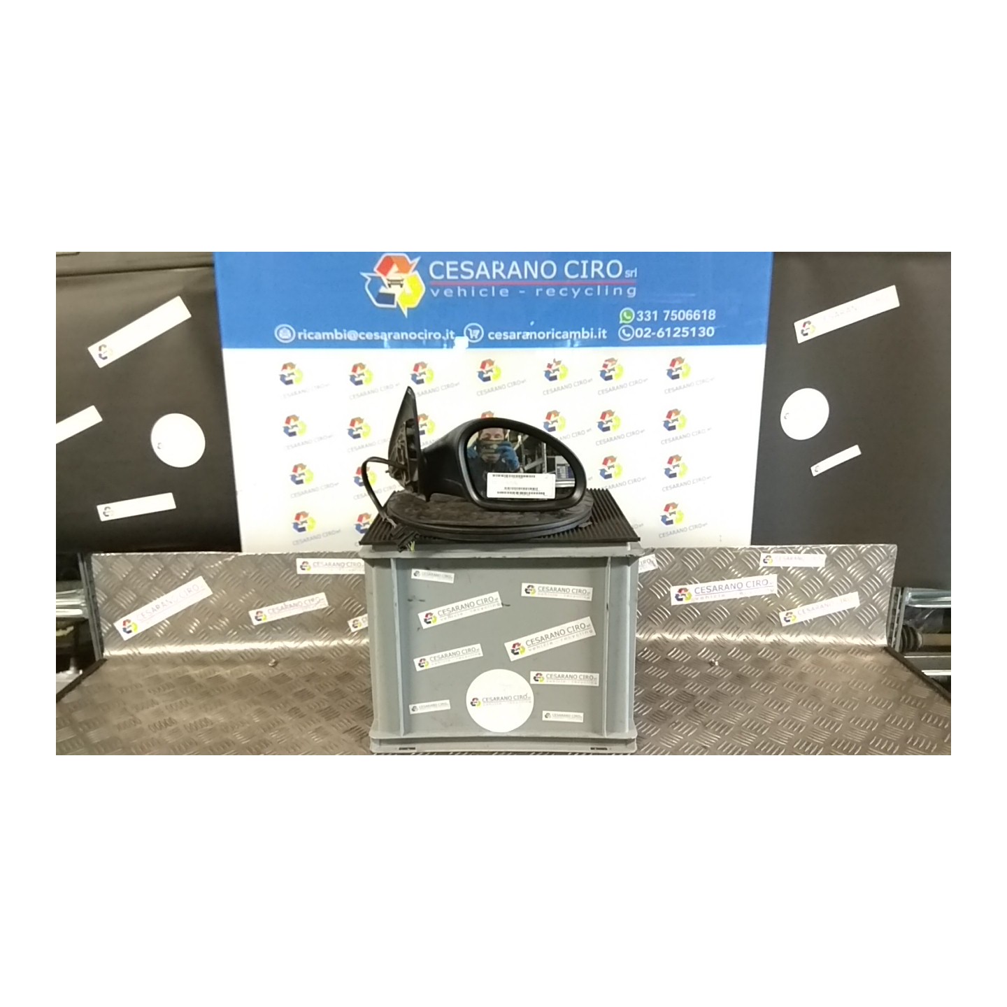 RETROVISORE EST. REGOLAZ. ELETTR. DX. 056 SEAT TOLEDO (1M) (10/98-10/04) BCB 1M1857508A01C