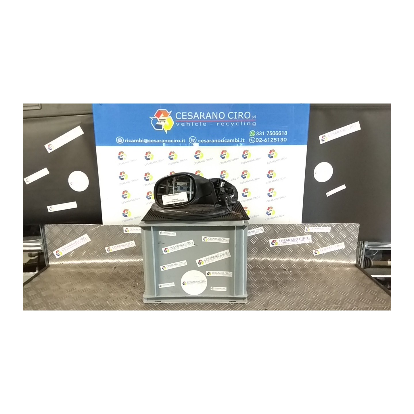 RETROVISORE EST. REGOLAZ. ELETTR. SX. 098 CITROEN C3 2A SERIE (09/05-11/10) 8HZ 8153G2