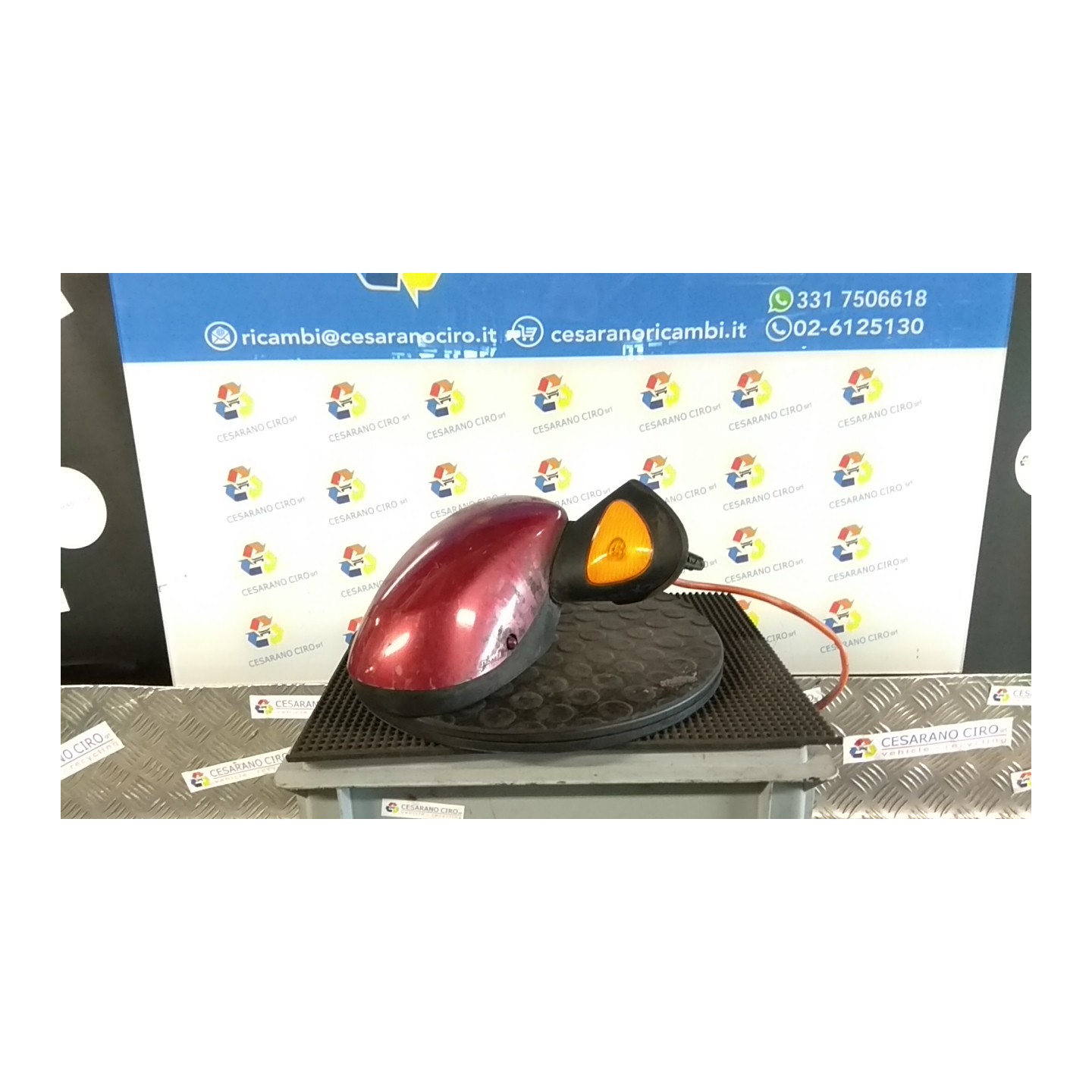 RETROVISORE EST. REGOLAZ. ELETTR. TIPO 1 DX. 102 RENAULT MODUS 1A SERIE (09/04-01/08) K9KT7 7701065899