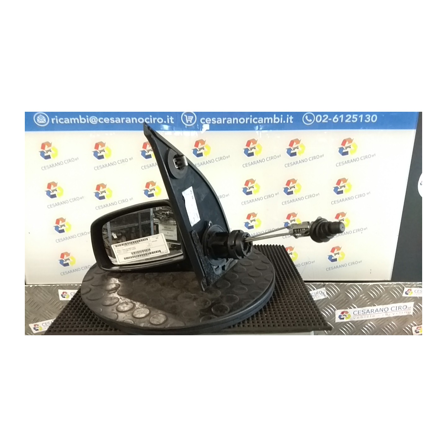 RETROVISORE EST. SX. 165 FIAT PANDA (2Q) (09/03-12/10) 188A4000 735357191