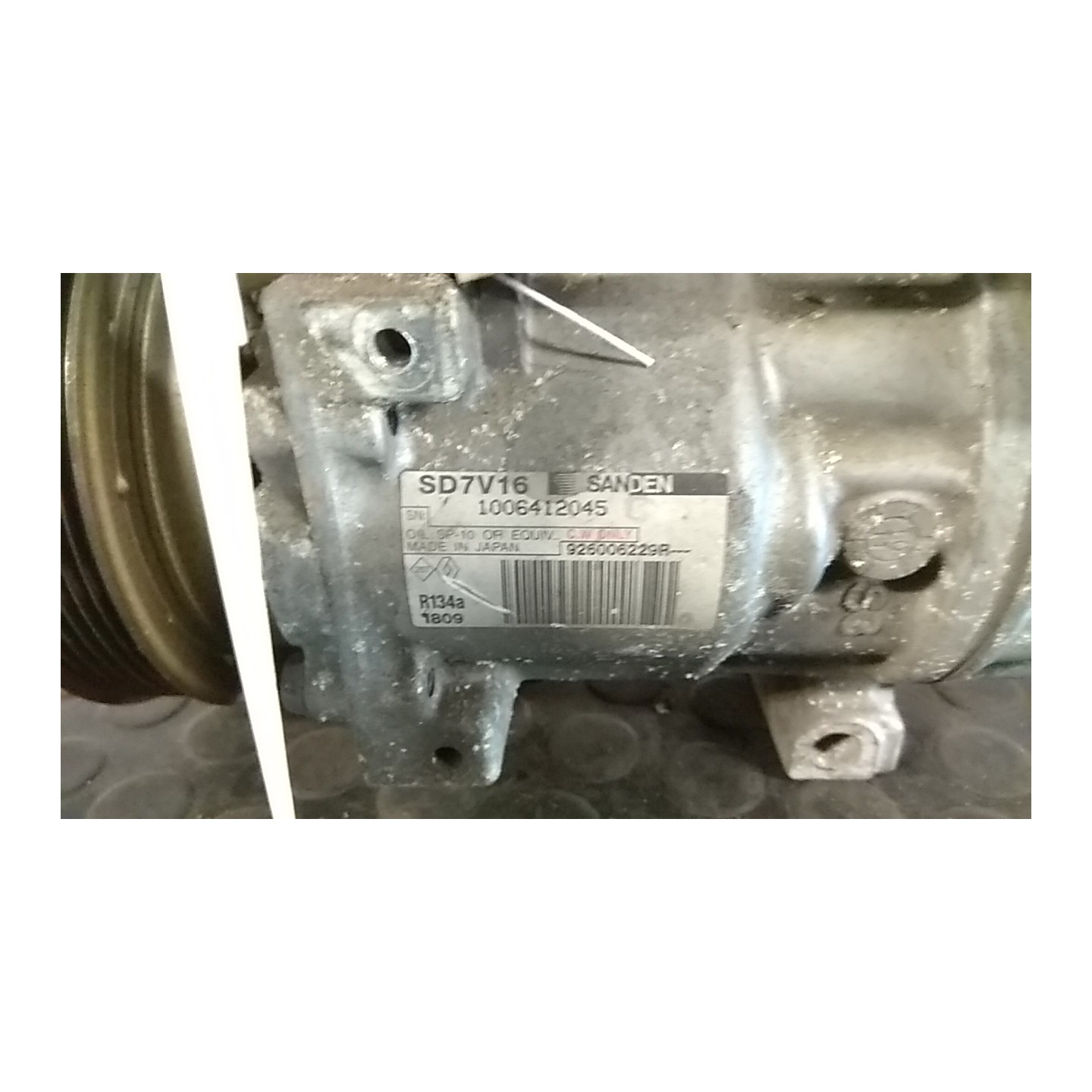 COMPRESSORE A/C PUNZONATURA SD7V16MPN1069 006 DACIA DUSTER (03/10-) K4MH6 926000097R