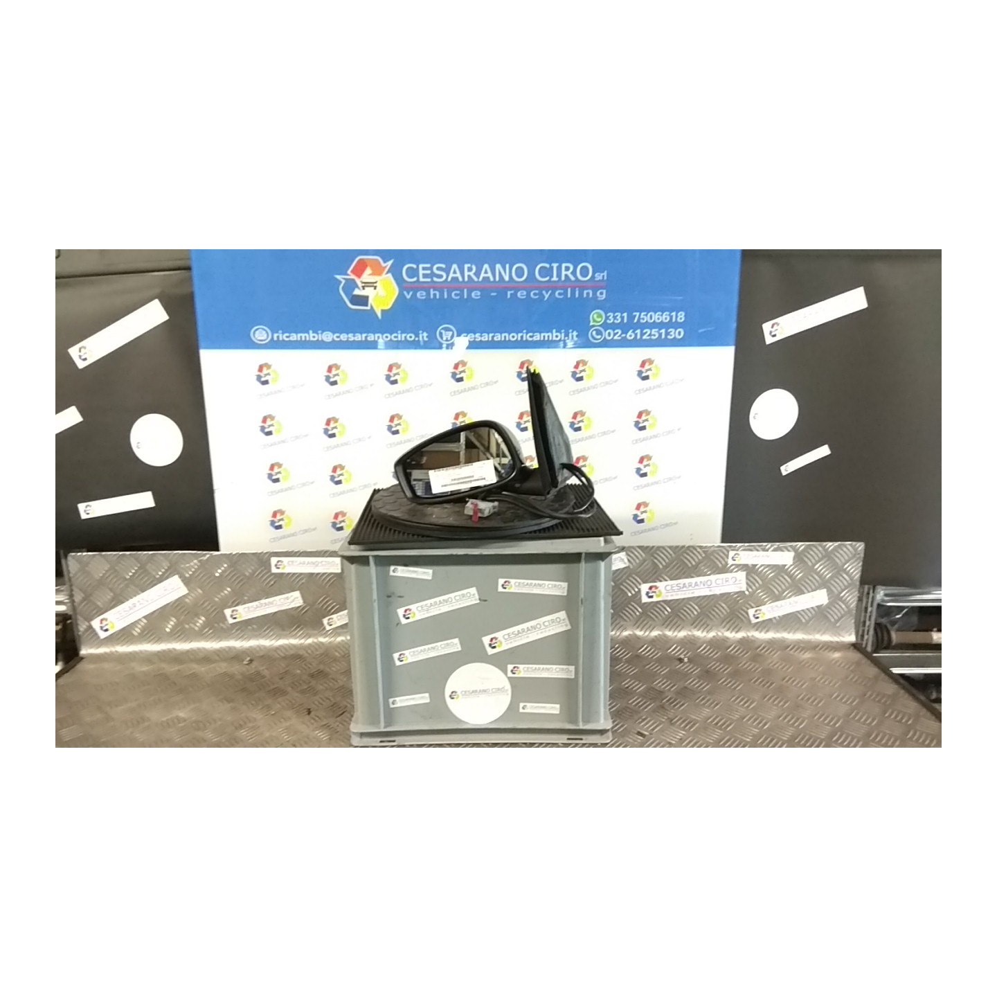 RETROVISORE EST. TERMICO REGOLAZ. ELETTR. SX. 005 FIAT STILO (2C) (09/01-11/03) 182B6000 735359855