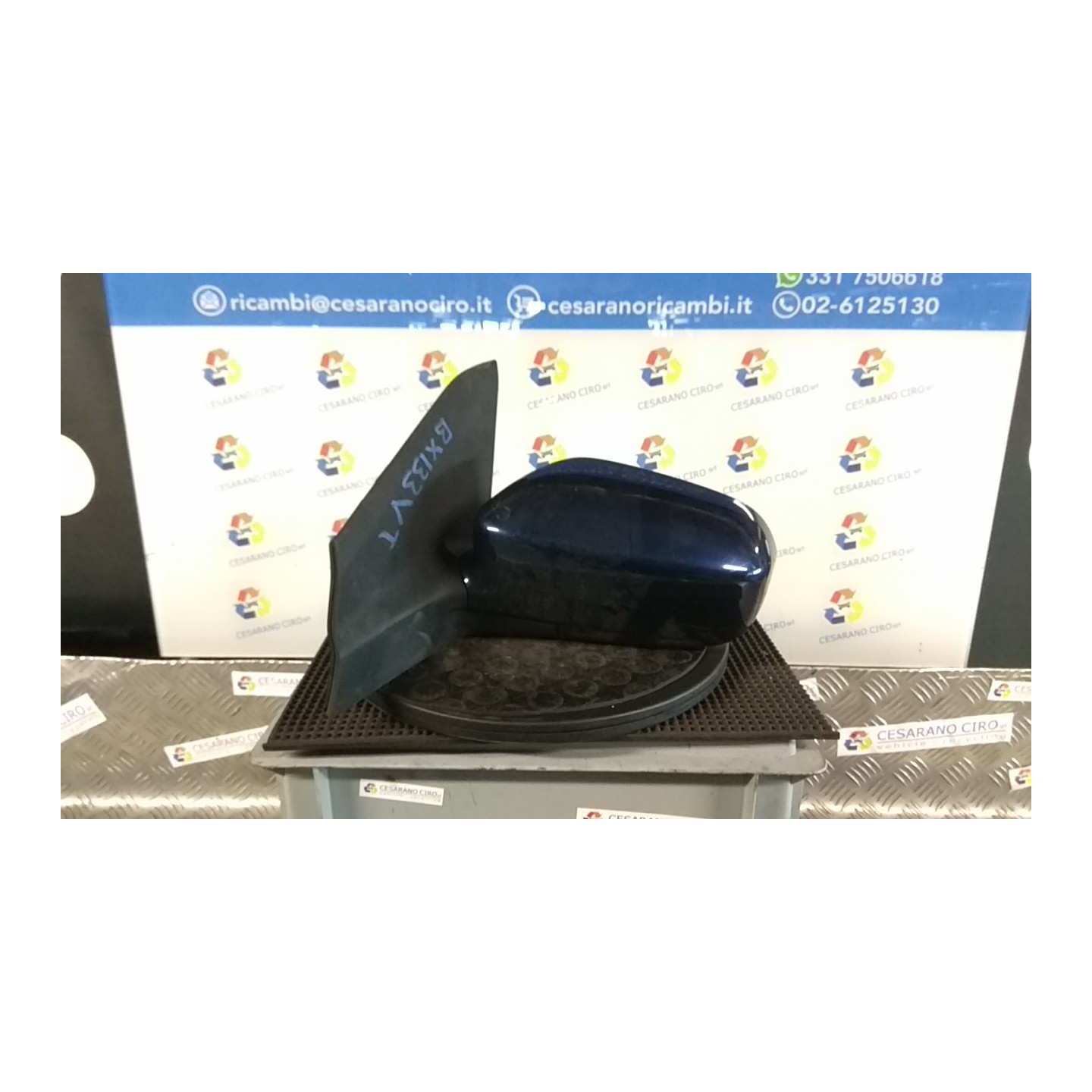 RETROVISORE EST. REGOLAZ. ELETTR. TERMICO ARGENTO SX. 039 HONDA CIVIC 7A SERIE (03/01-12/05) D16V1 76250S6DG51ZH