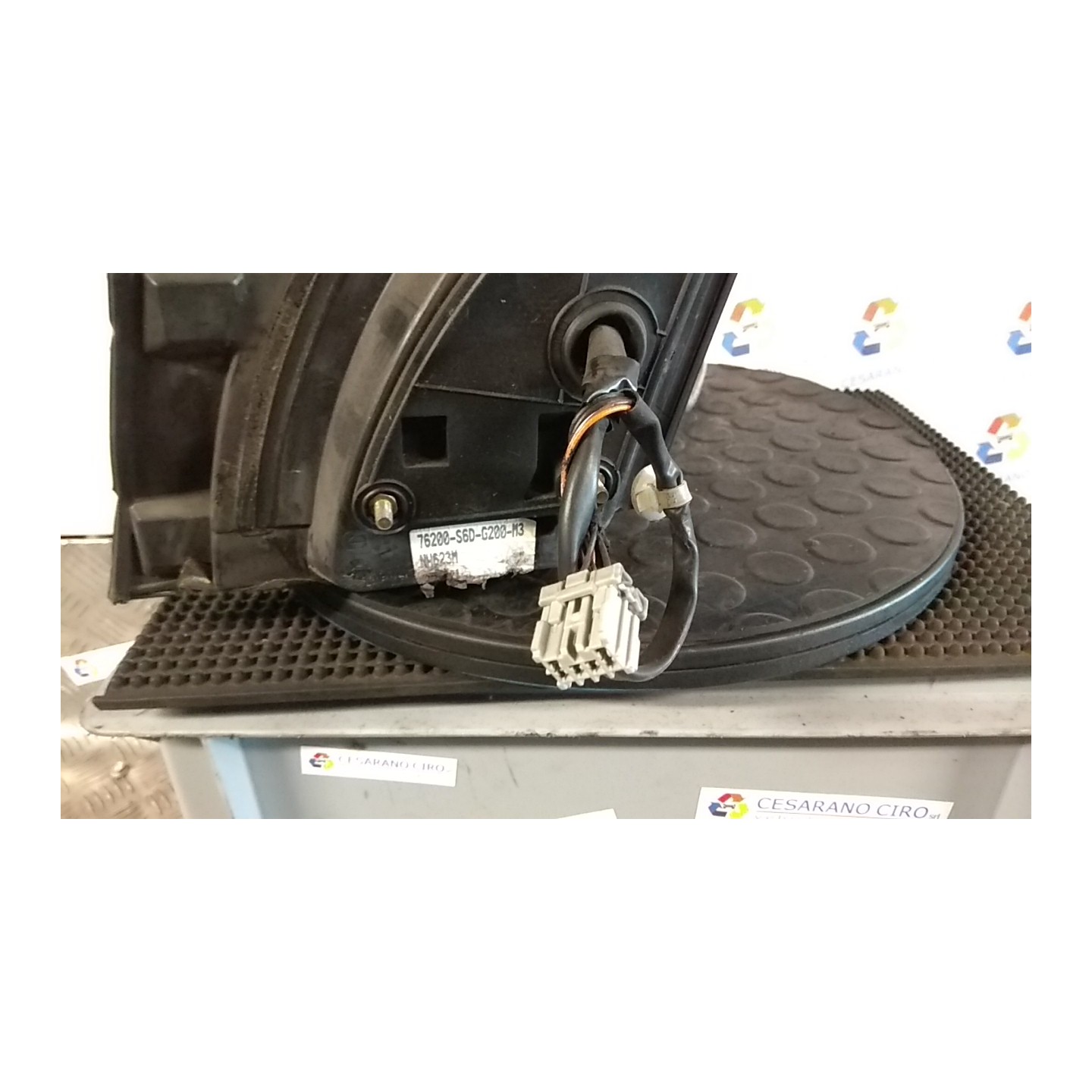 RETROVISORE EST. REGOLAZ. ELETTR. TERMICO ARGENTO DX. 042 HONDA CIVIC 7A SERIE (03/01-12/05) D16V1 76200S6DG51ZH