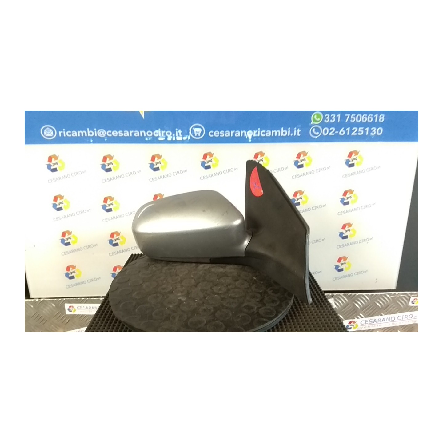 RETROVISORE EST. REGOLAZ. ELETTR. TERMICO ARGENTO DX. 043 HONDA CIVIC 7A SERIE (03/01-12/05) D14Z6 76200S5SG71ZD