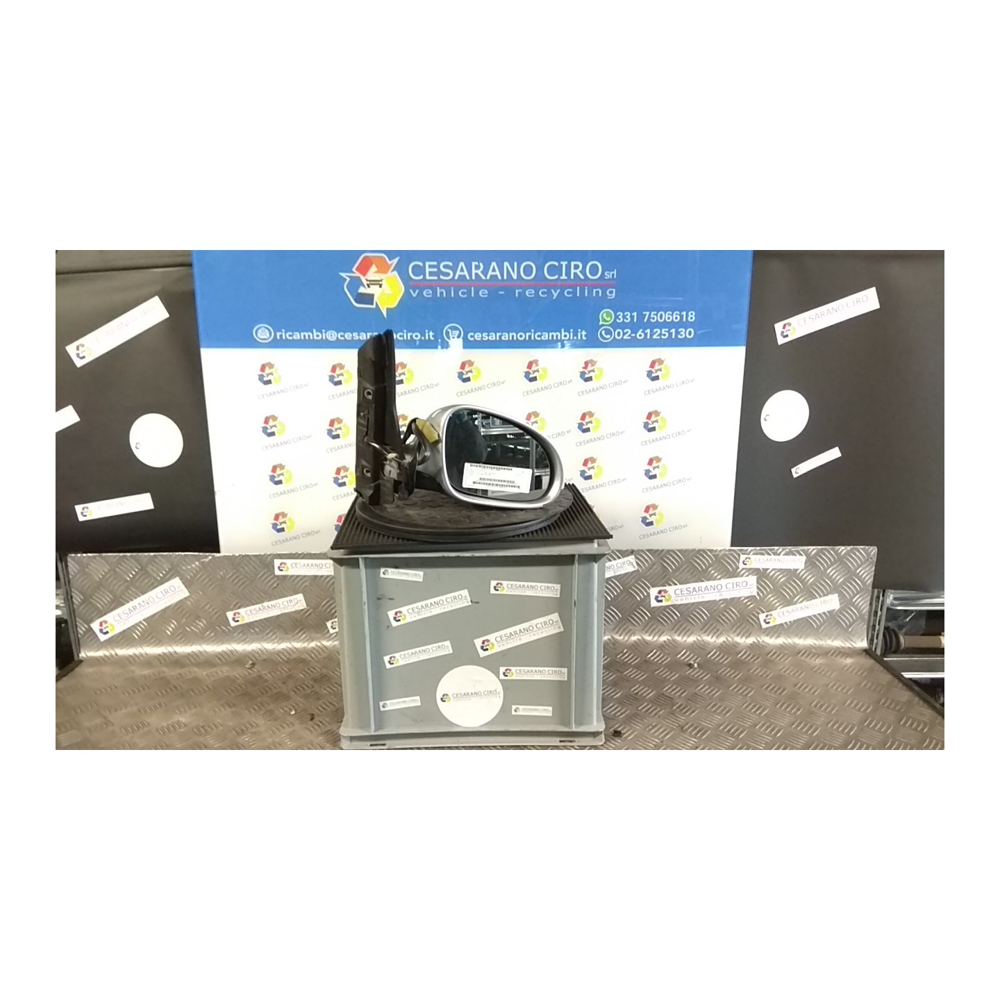 RETROVISORE EST. REGOLAZ. ELETTR. DX. 087 VOLKSWAGEN GOLF PLUS (5M) (01/05-04/09) BXE 5M1857508AP9B9