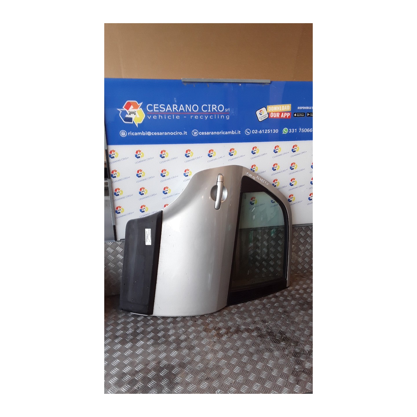 PORTA POST. DX. 114 FIAT SEDICI (3B) (02/06-11/11) D19AA 71743028