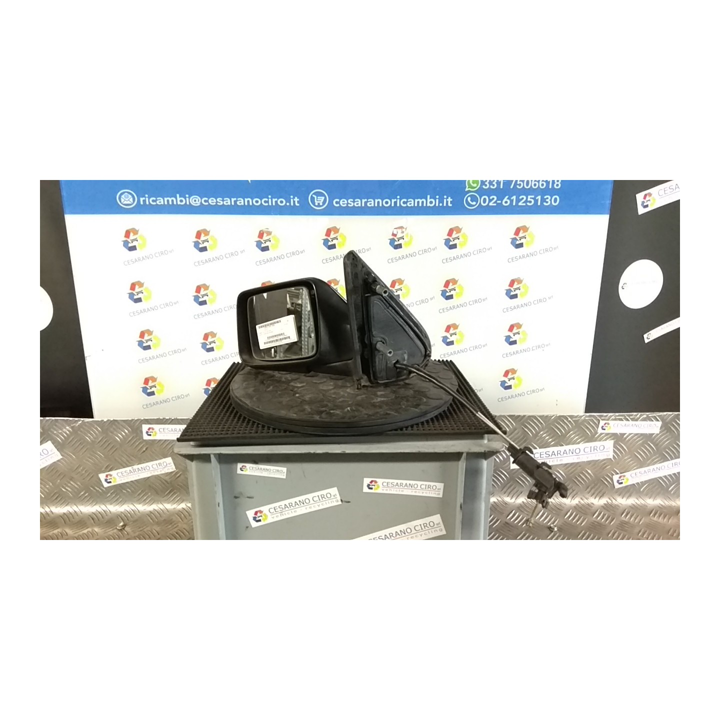 RETROVISORE EST. REGOLAZ. MANUALE SX. 246 VOLKSWAGEN GOLF (1H) (11/91-12/98) AEA 1H185750701C