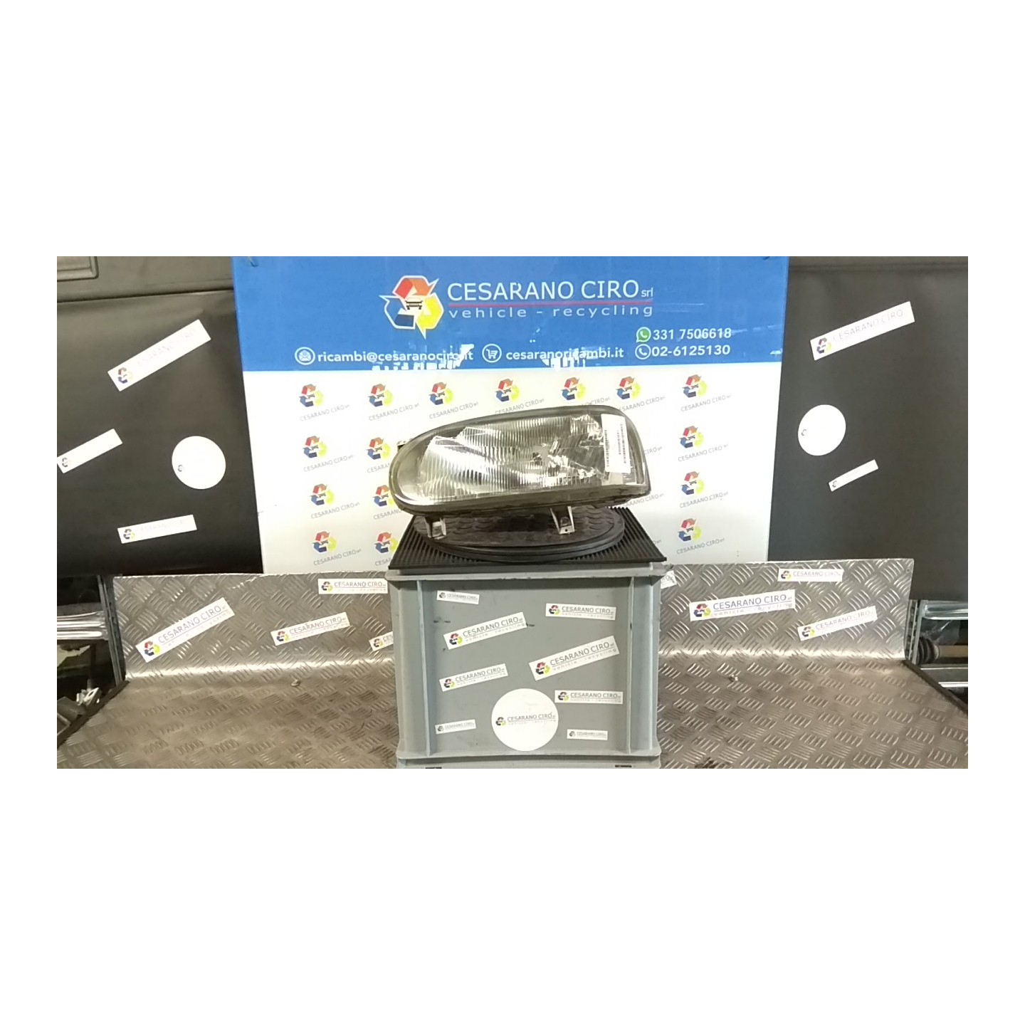 PROIETTORE SX. 249 VOLKSWAGEN GOLF (1H) (11/91-12/98) AEA 1H6941017AF