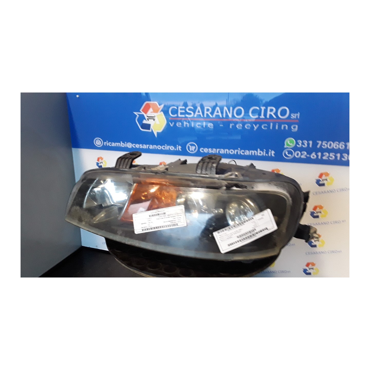 PROIETTORE SX. 156 FIAT PUNTO (1N/1P) (07/99-12/05) 188A4000 46522720