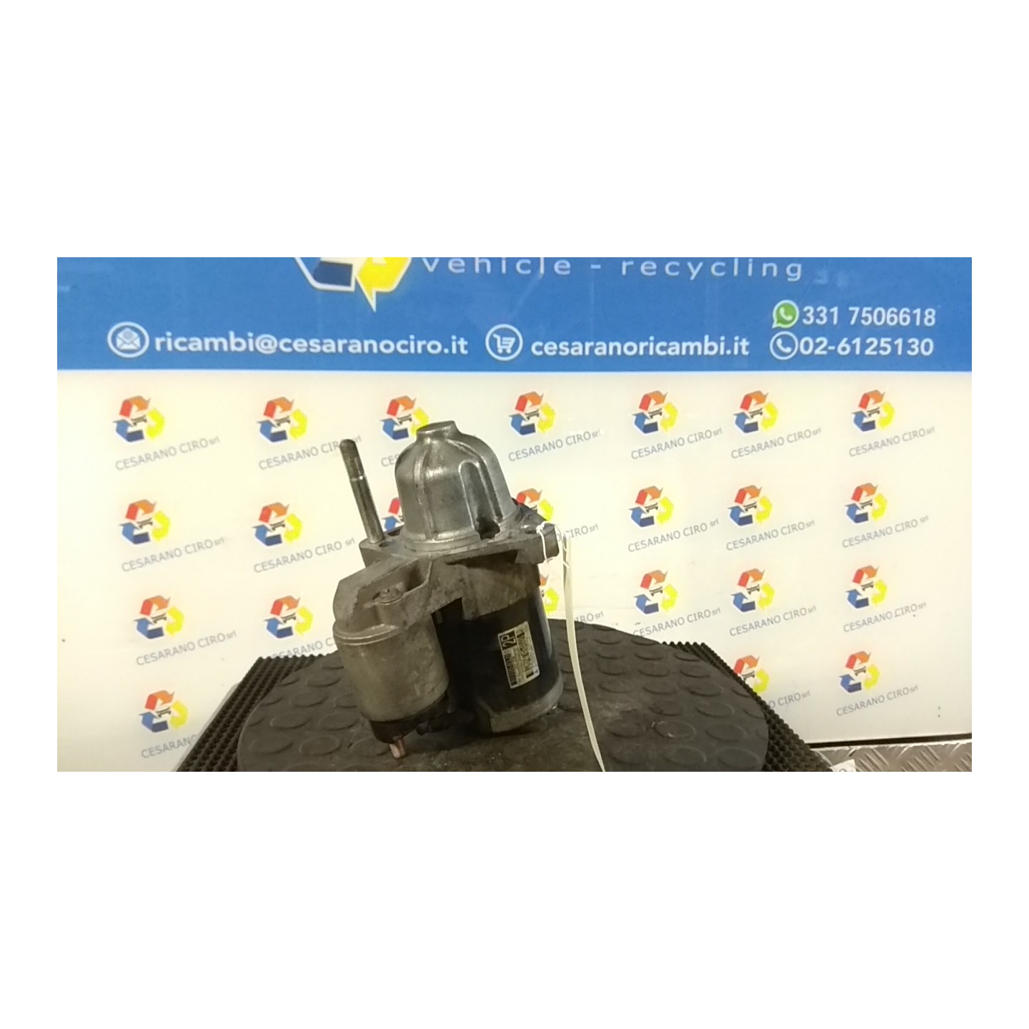 MOTORINO AVVIAMENTO 1,2KW BAT 60AH 060 FIAT SEDICI (3B) (02/06-11/11) M16A 71750026