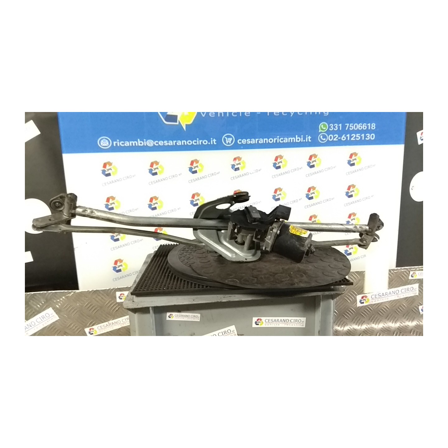 MECCANISMO TERGIPARABREZZA CON MOTORINO 167 MINI MINI CLUBMAN (R55) (09/07-08/1 N14B16A 61617138789