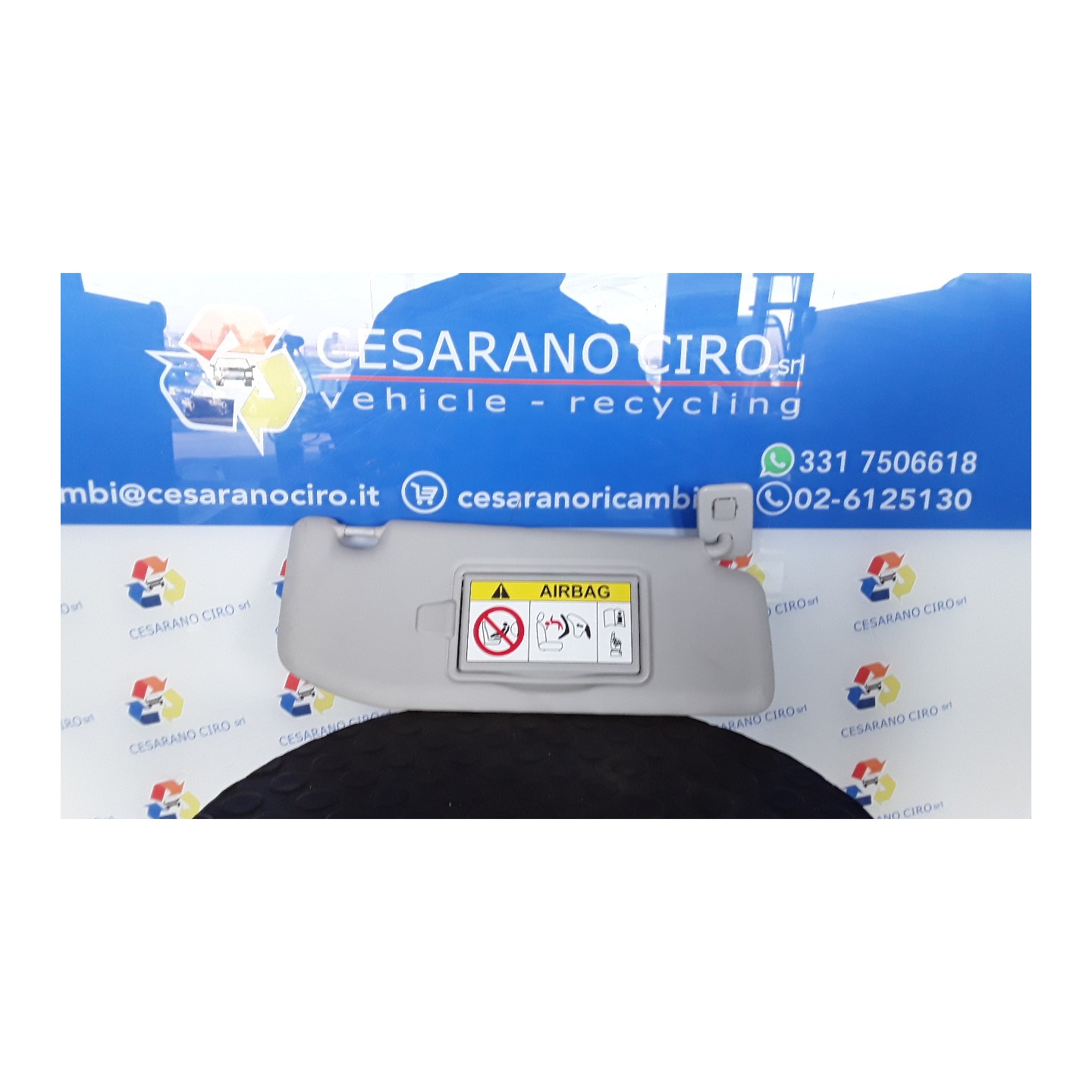 ALETTA PARASOLE PARABREZZA DX. 001 CITROEN C3 3A SERIE (B618) (09/16-) HM01 98100807BJ