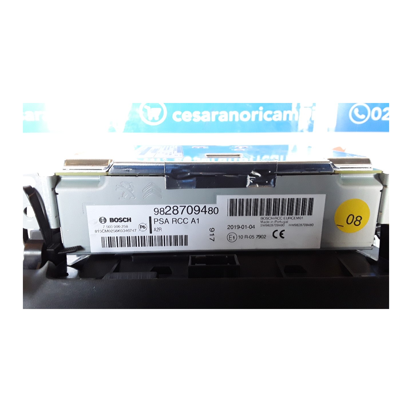 AUTORADIO 009 CITROEN C3 3A SERIE (B618) (09/16-) HM01 98143710XU