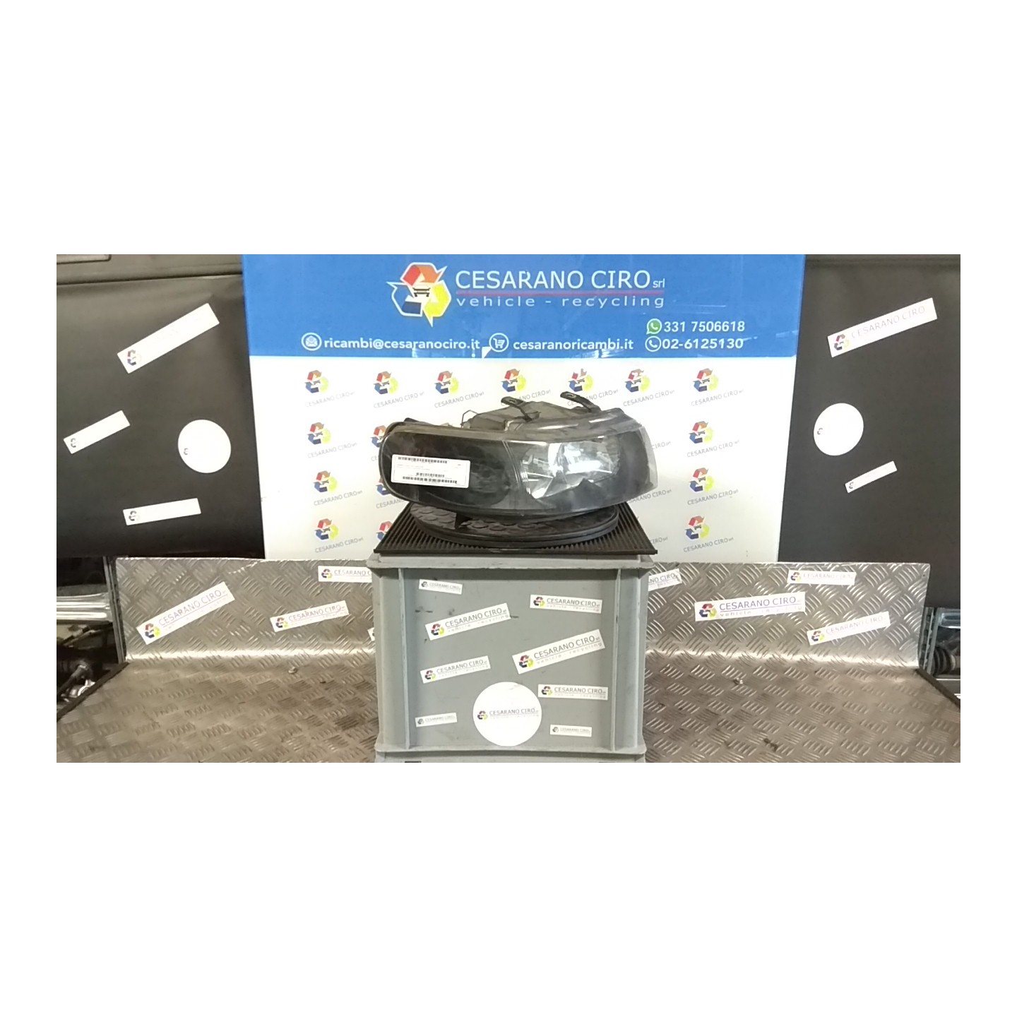 PROIETTORE CON REGOLATORE ALTEZZA DX. 115 SEAT LEON (1M) (12/99-02/06) BCB 1M1941016
