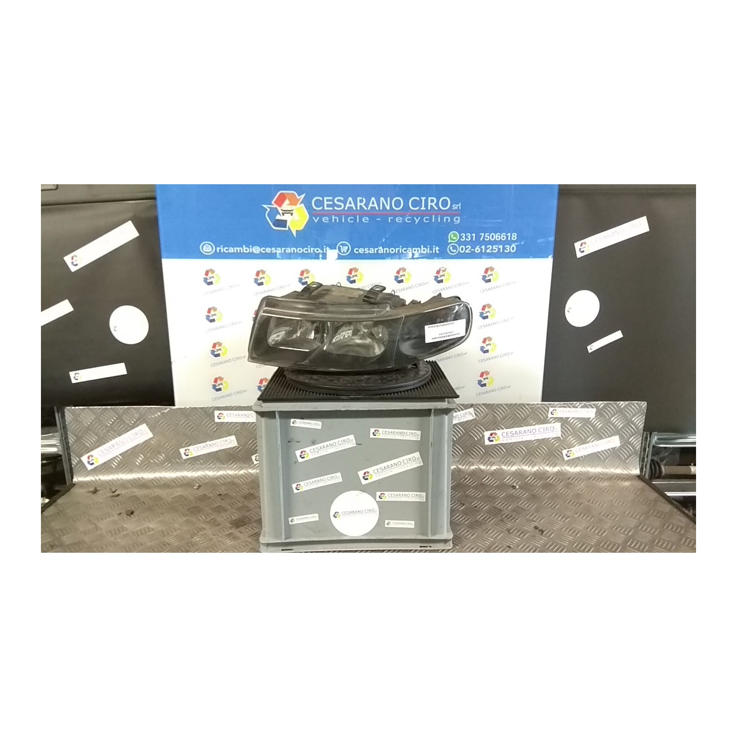 PROIETTORE CON REGOLATORE ALTEZZA SX. 116 SEAT LEON (1M) (12/99-02/06) BCB 1M1941015