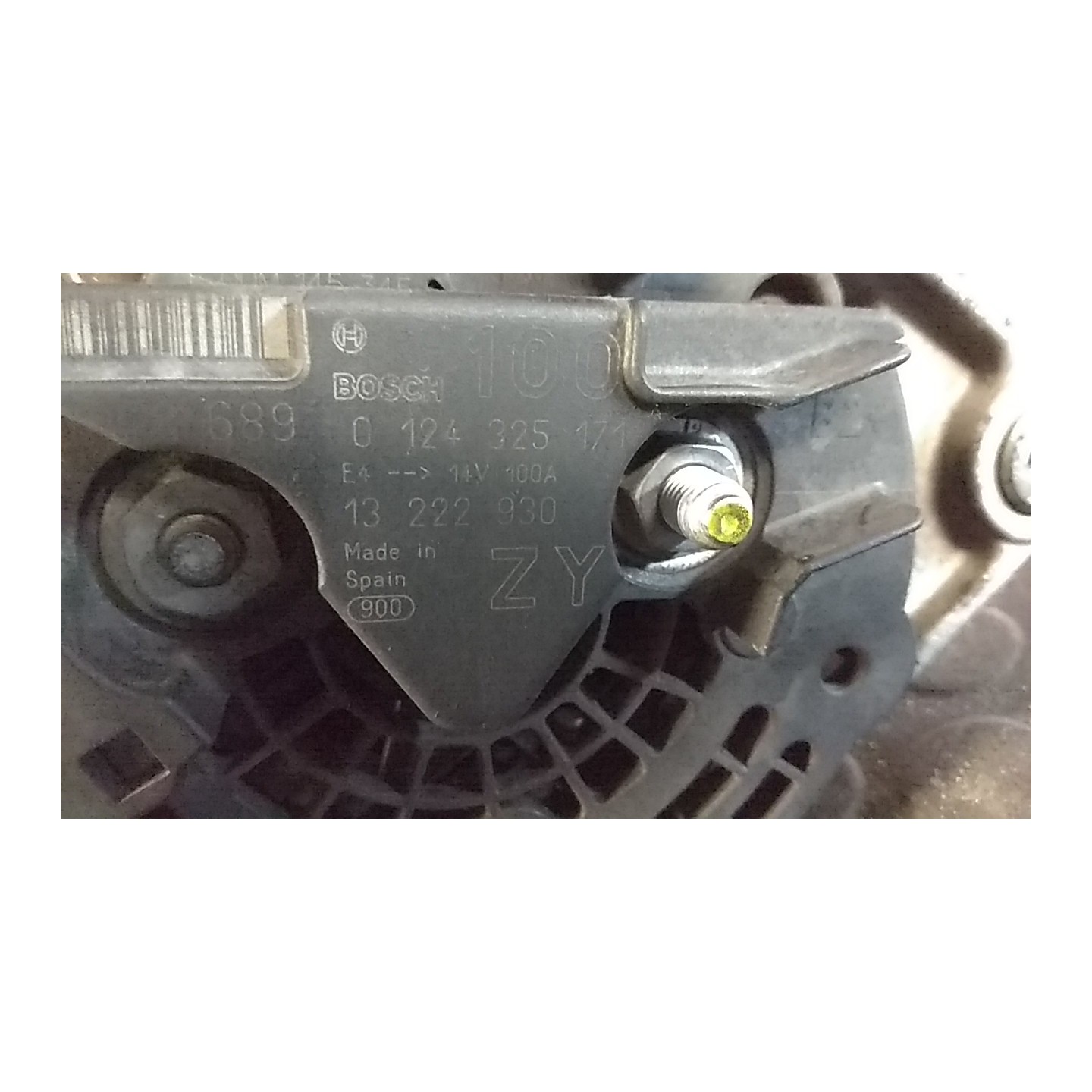 ALTERNATORE 100AMP 064 OPEL CORSA (S07) (07/06-02/11) Z12XEP 93190138