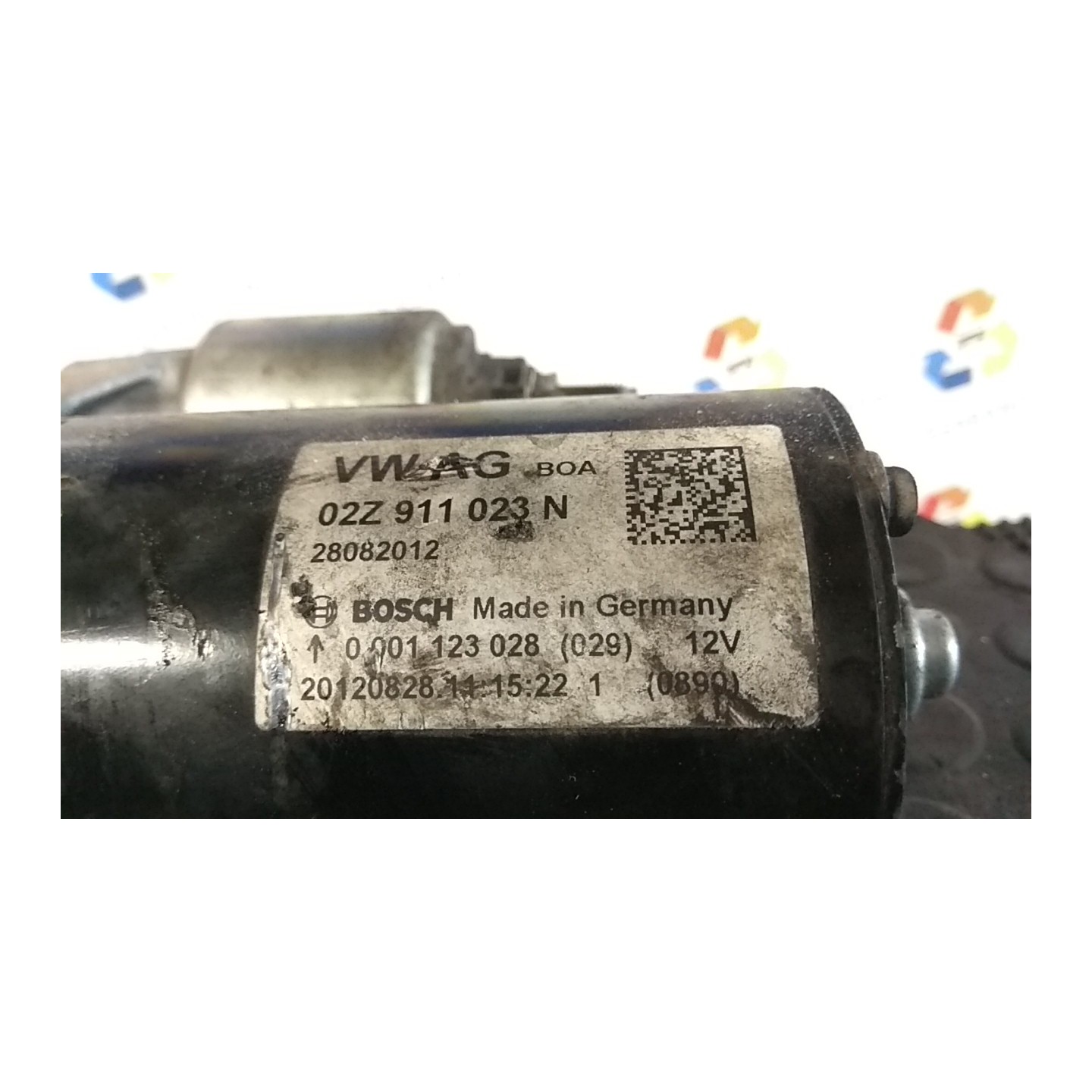 MOTORINO AVVIAMENTO 1.0KW BOSCH 078 VOLKSWAGEN POLO (6R) (05/09-10/14) CFW 02T911023R