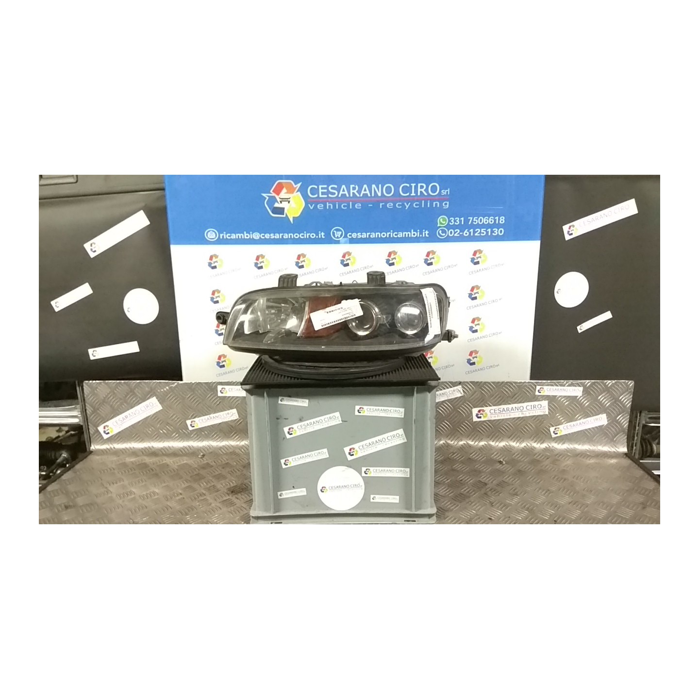 PROIETTORE C/FENDINEBBIA SX. 158 FIAT PUNTO (1N/1P) (07/99-12/05) 188A4000 46522725