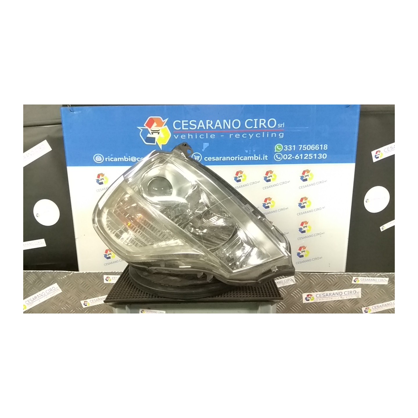 PROIETTORE FARO 01 SX. 171 RENAULT MODUS 2A SERIE (01/08-06/13) D4FH7 7701069734