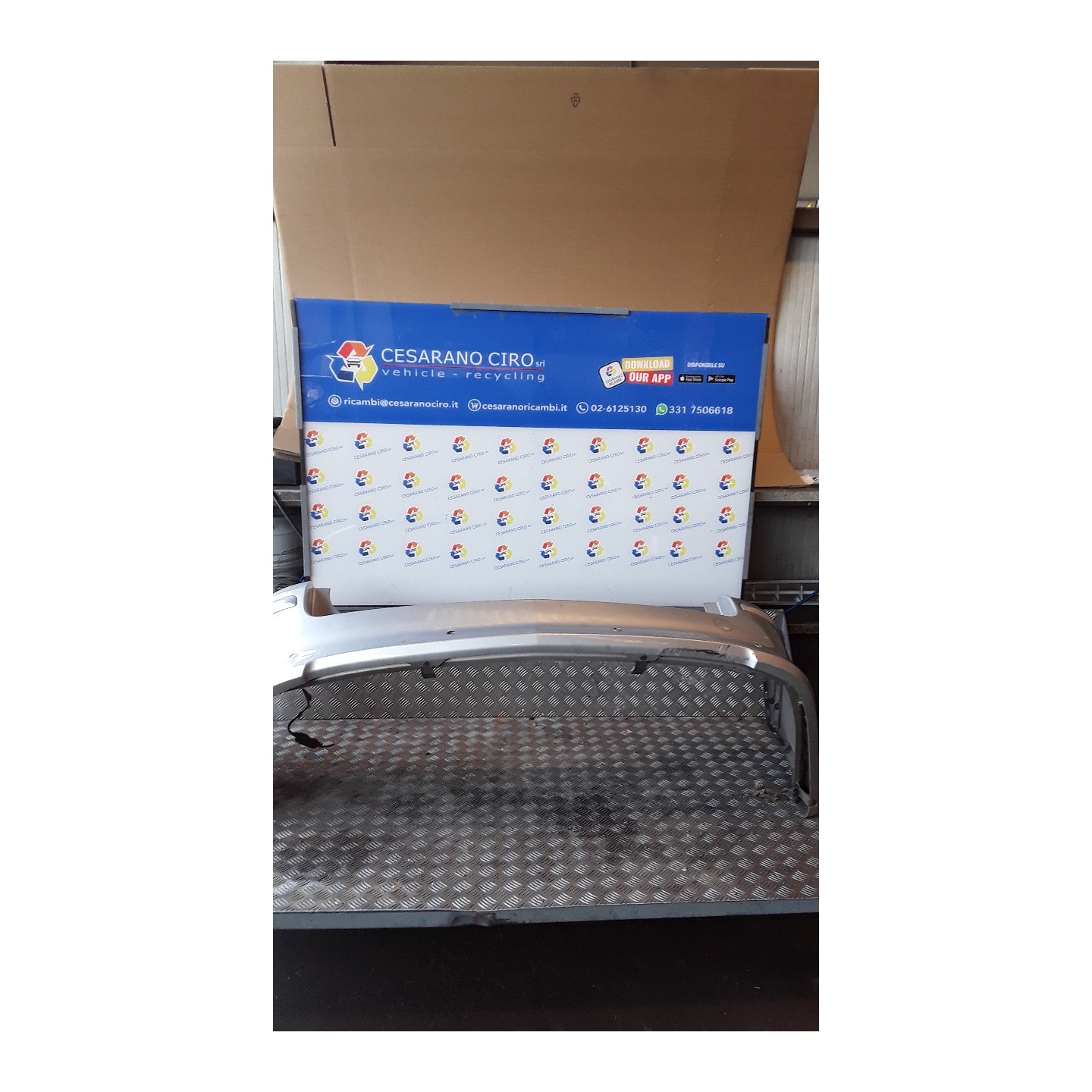 PARAURTI POST. C/SENSORI PARCHEGGIO/SPORT 095 OPEL ASTRA (A04) (01/04-03/11) Z17DTH 13156232