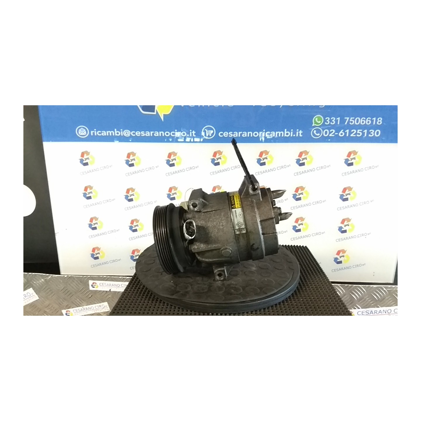 COMPRESSORE A/C 12/00 225 RENAULT SCENIC (03/99-05/03) K4MA7 7701499859