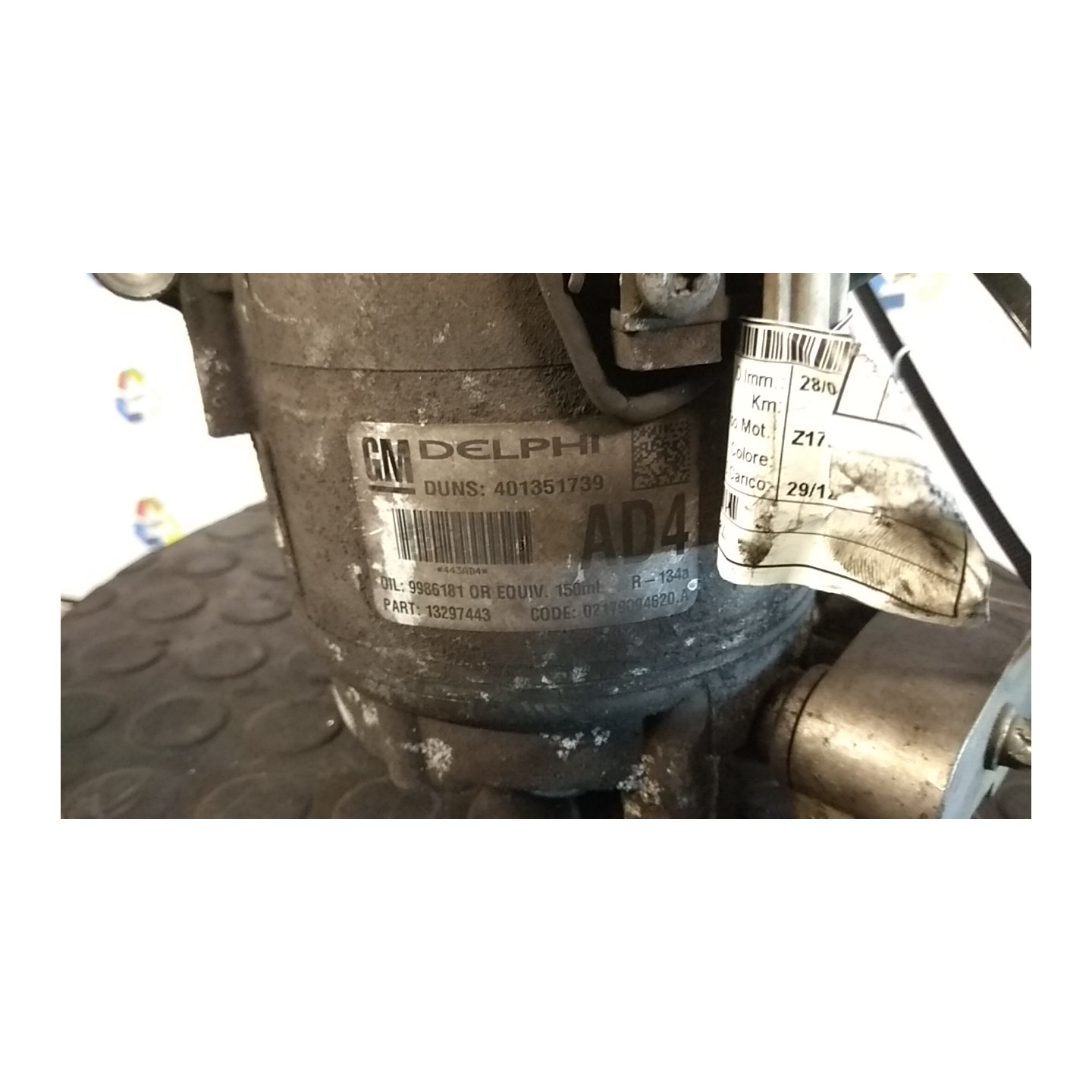 COMPRESSORE A/C 233 OPEL ASTRA (A04) (01/04-03/11) Z17DTR 13124751
