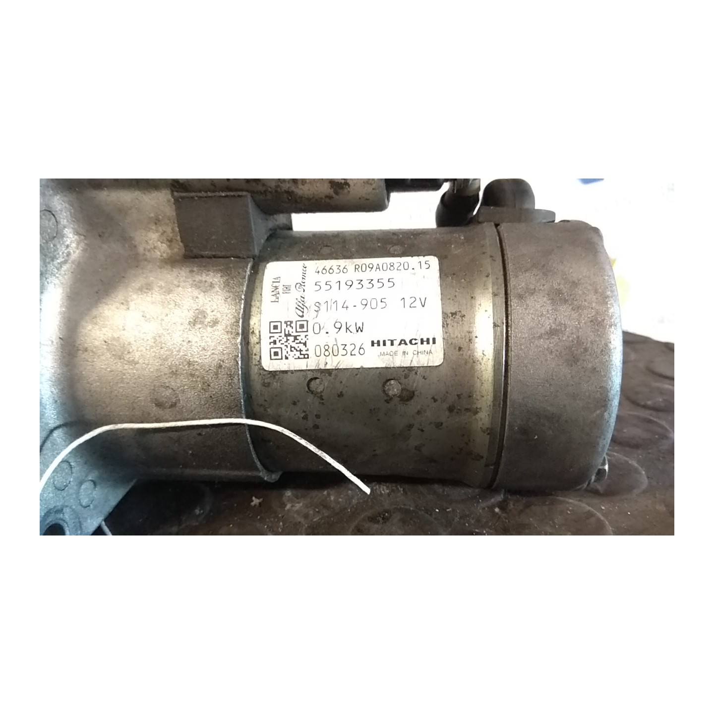 MOTORINO AVVIAMENTO HITACHI 244 FIAT GRANDE PUNTO (2Y) (06/05-12/08 199A4000 55193355