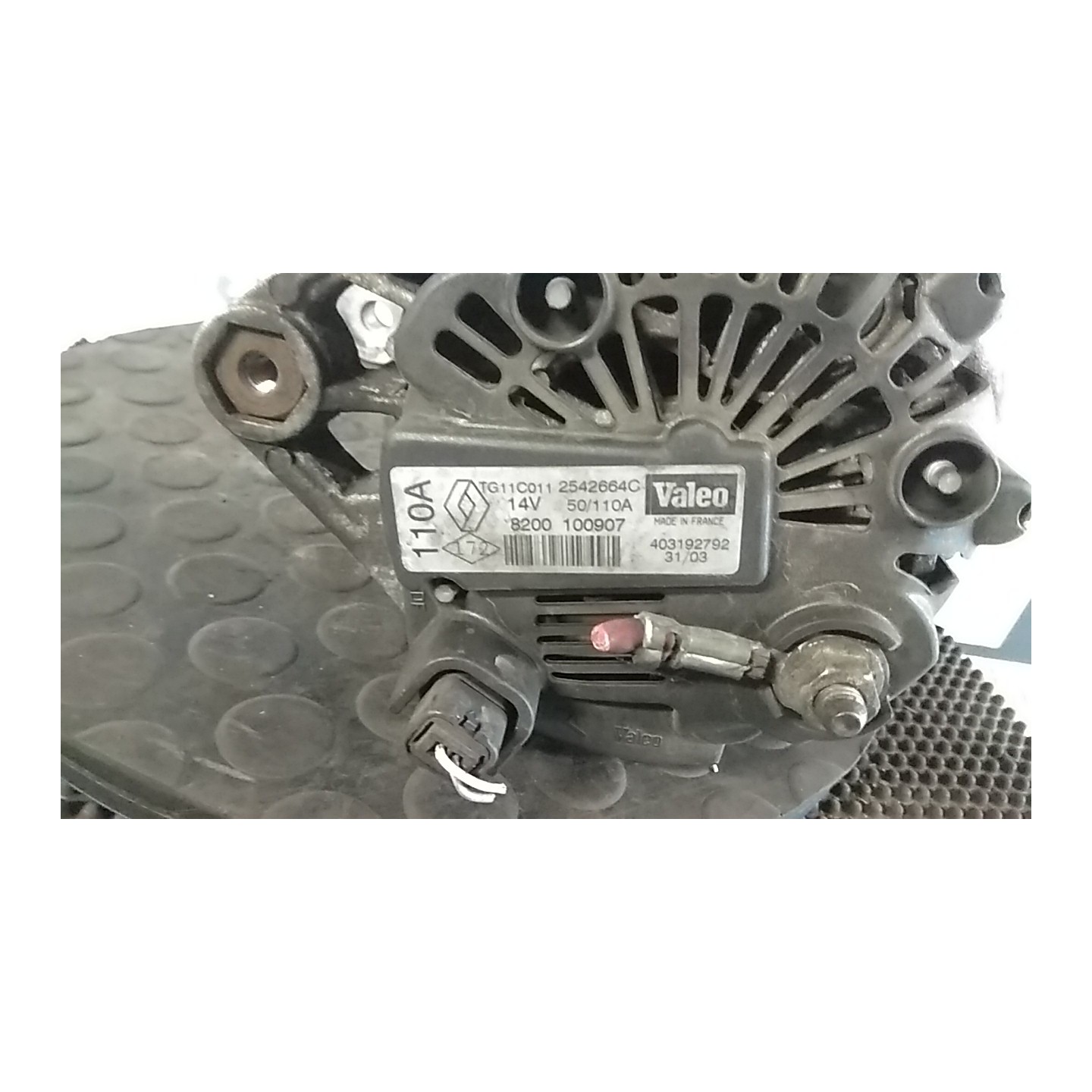 ALTERNATORE VALEO 060 RENAULT SCENIC 2A SERIE (06/03-08/09) F9QD8 8200086161