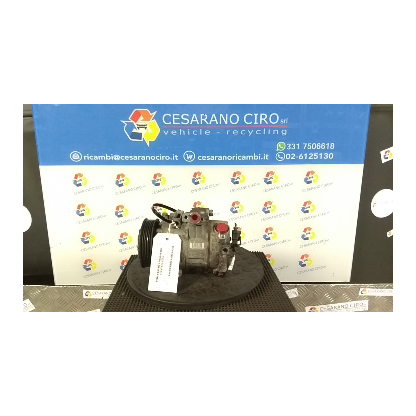 COMPRESSORE A/C 084 SKODA FABIA (6Y) (01/00-11/07) BBY 6Q0820808F